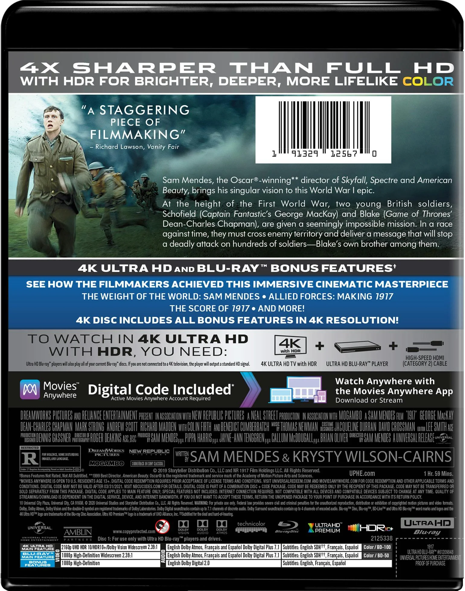 1917 (4K Ultra HD + Blu-ray) [UHD] - Image 2