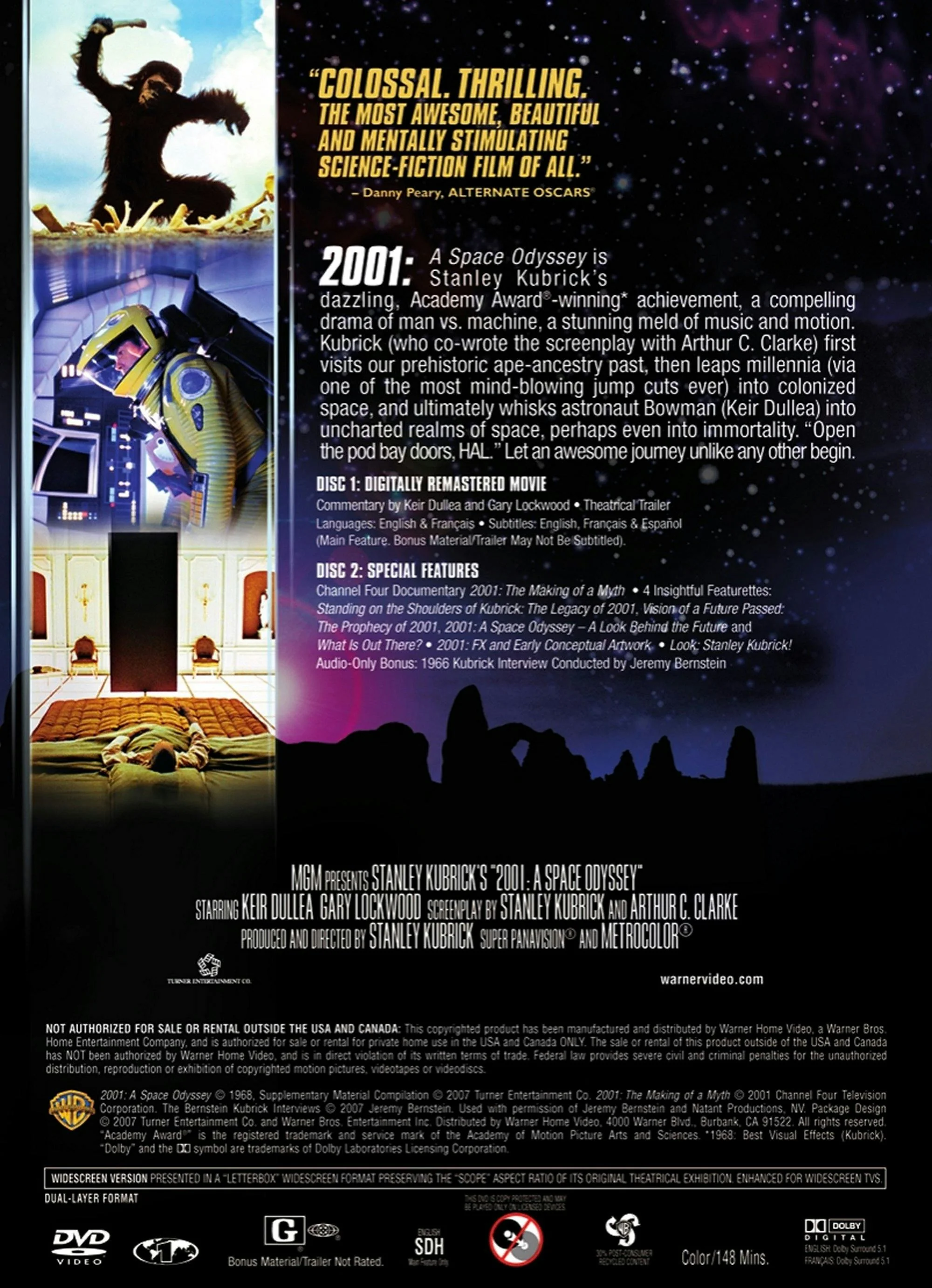 2001 - A Space Odyssey (Special Edition) [DVD] - Image 2