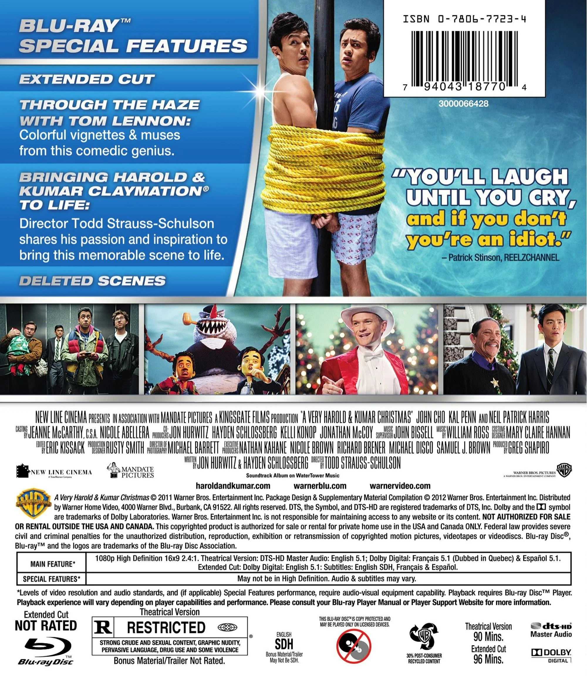 A Very Harold and Kumar Christmas: Extended Cut (Blu-ray New Box Art) [Blu-ray] - Image 2