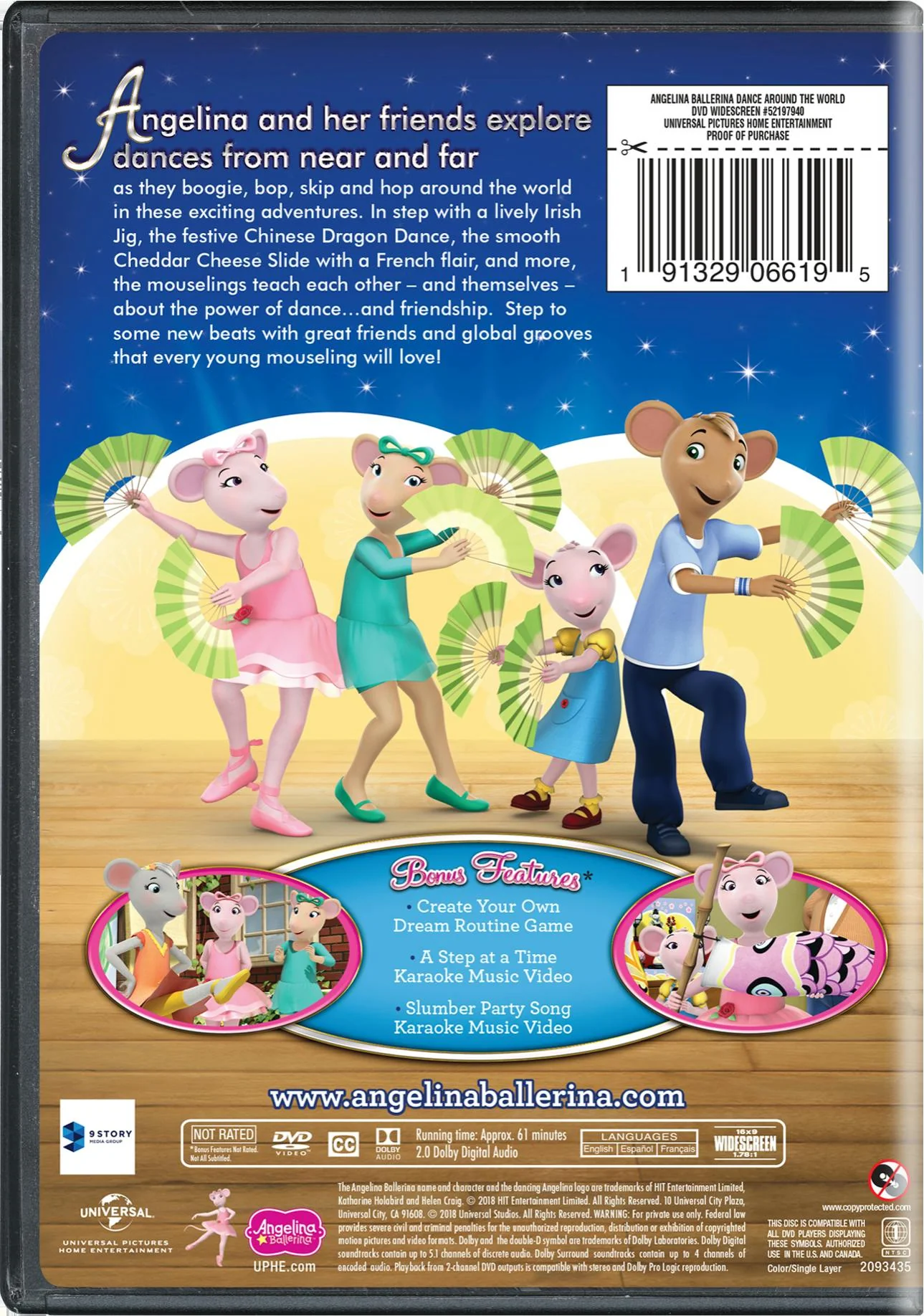 Angelina Ballerina: Dance Around the World [DVD] - Image 2