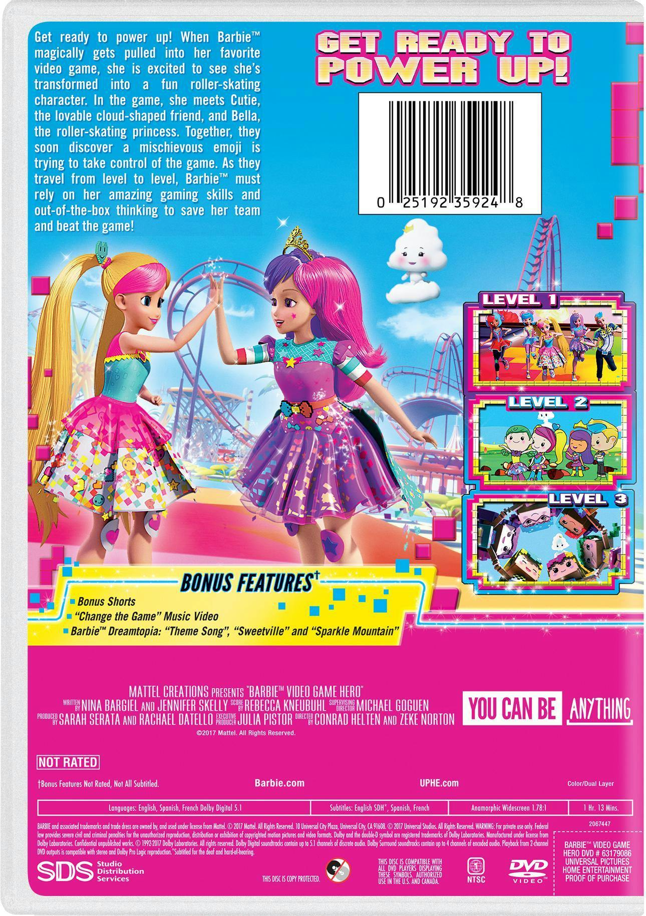 Barbie: Video Game Hero (DVD + Digital HD) [DVD] - Image 3
