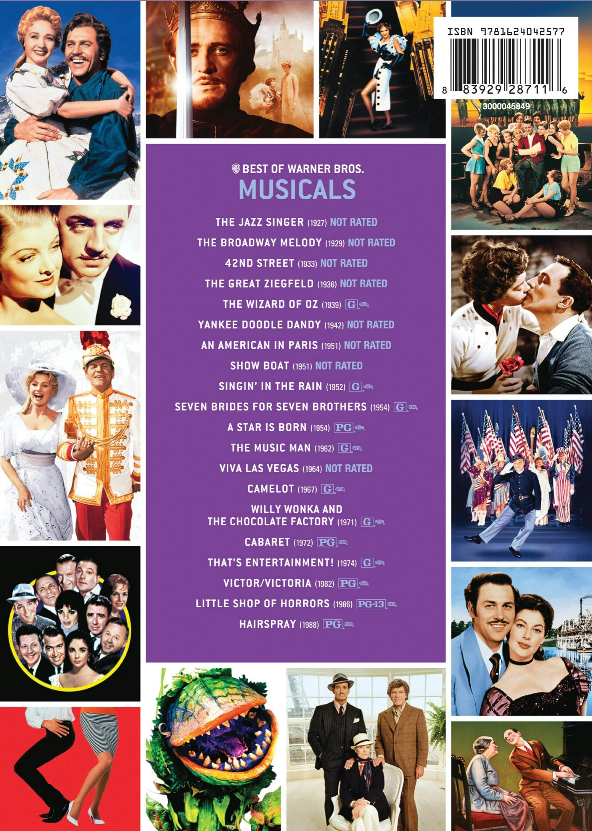 Best of Warner Bros.: 20 Film Collection - Musicals (Box Set) [DVD] - Image 2