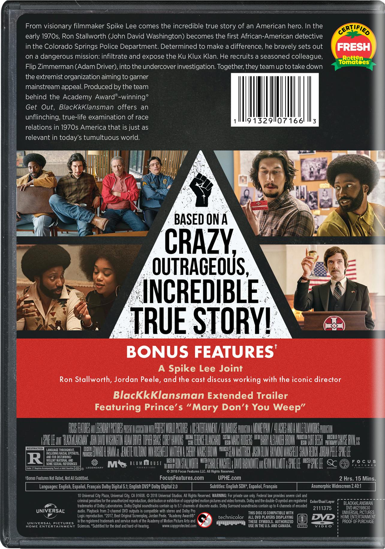 BlackkKlansman [DVD] - Image 2