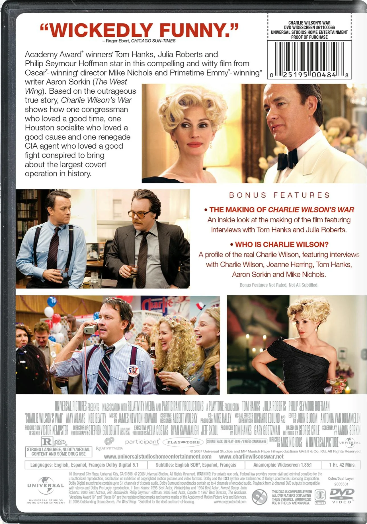 Charlie Wilson's War (DVD Widescreen) [DVD] - Image 3