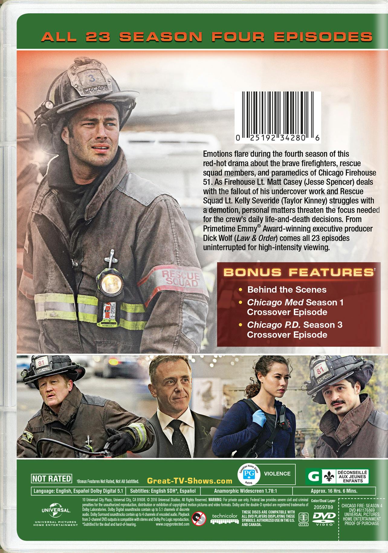 Chicago Fire: Season Four [DVD] - Image 2