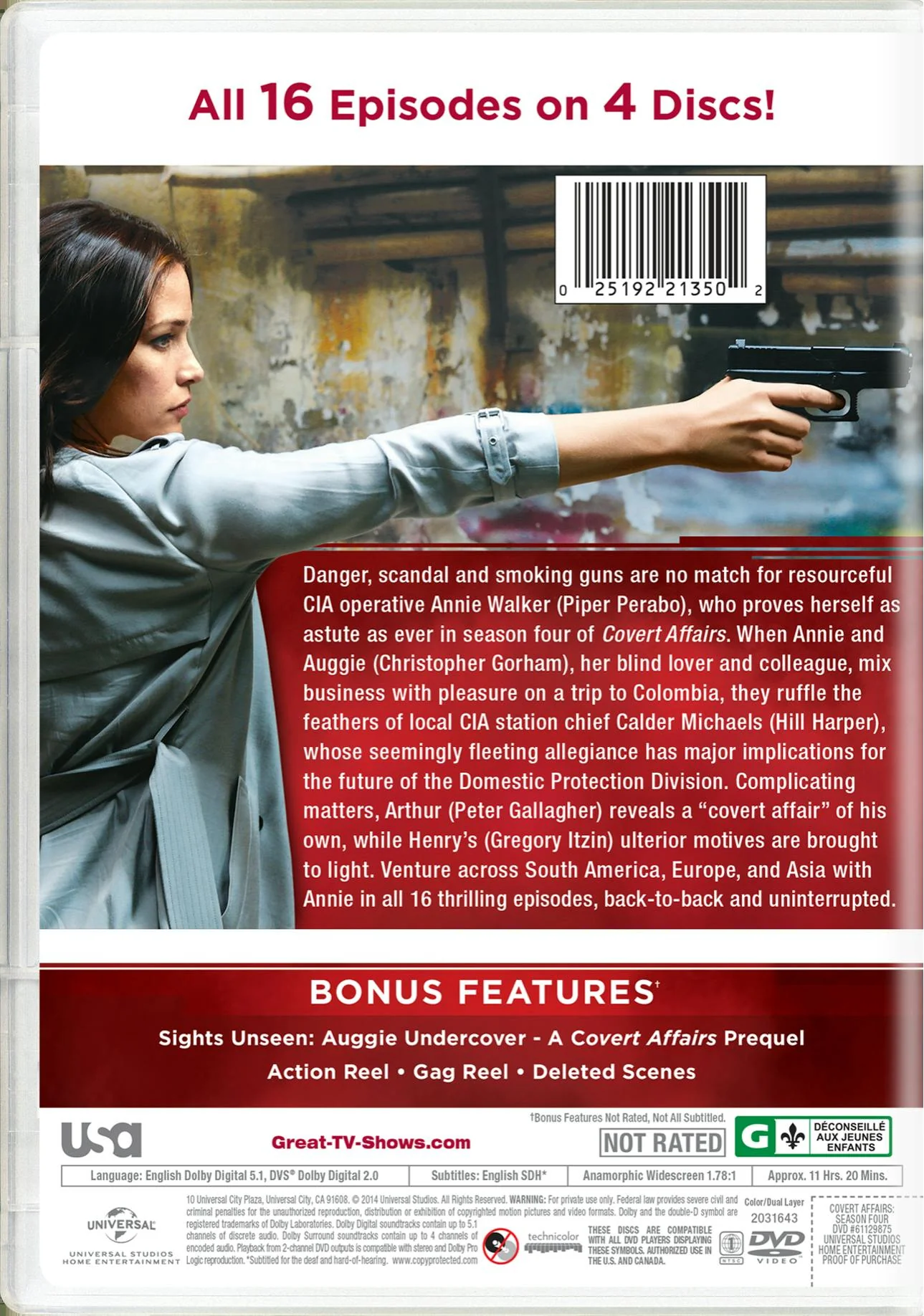 Covert Affairs: Season 4 [DVD] - Image 2