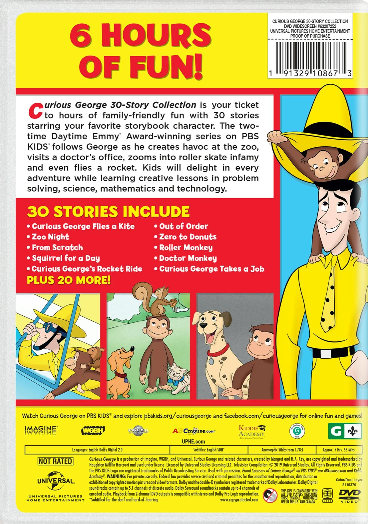 Curious George 30-Story Collection (DVD Set) [DVD] - Image 2