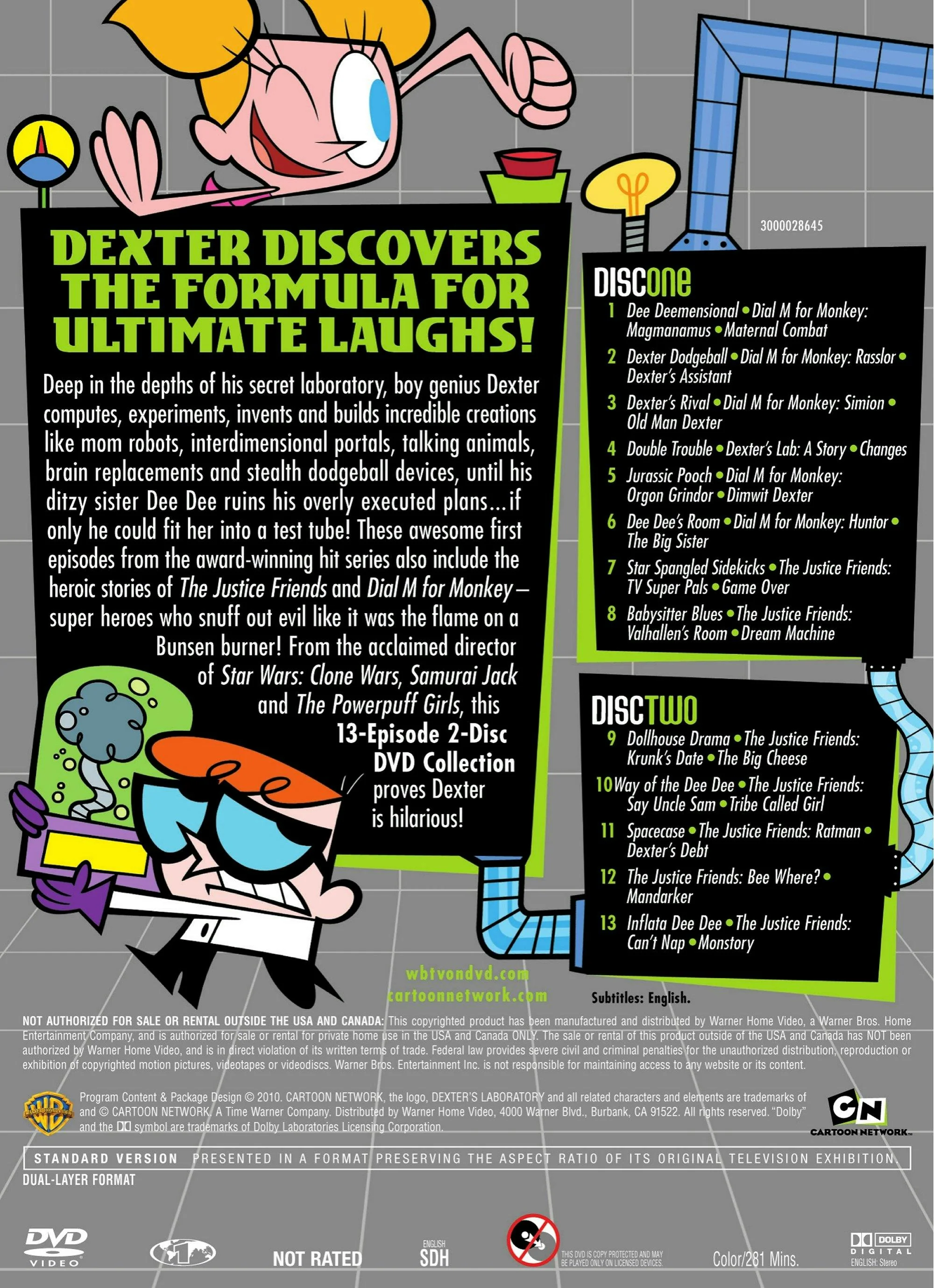 Dexter's Laboratory: Season One [DVD] - Image 2