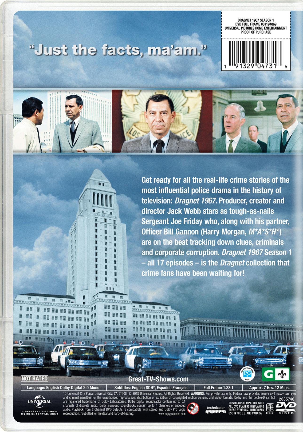 Dragnet: Season 1 (DVD New Box Art) [DVD] - Image 2