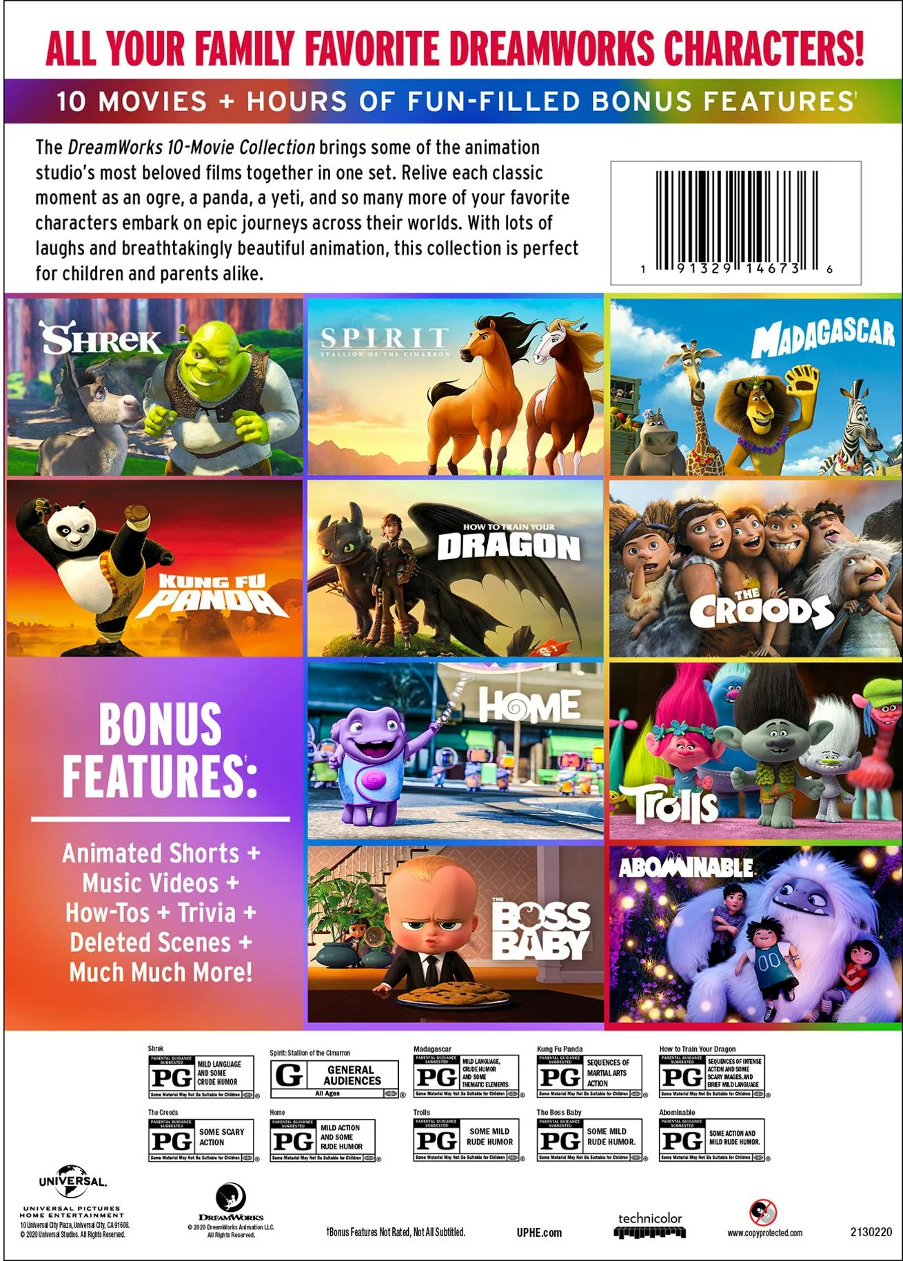 DreamWorks 10-Movie Collection (DVD Set) [DVD] - Image 2