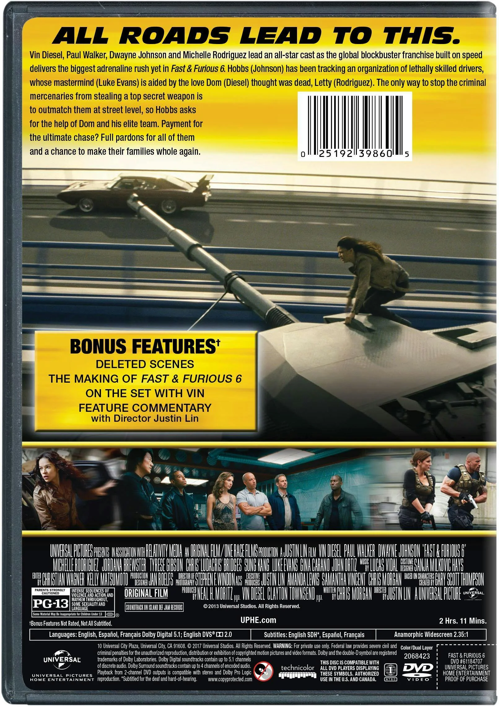 Fast & Furious 6 [DVD] - Image 2