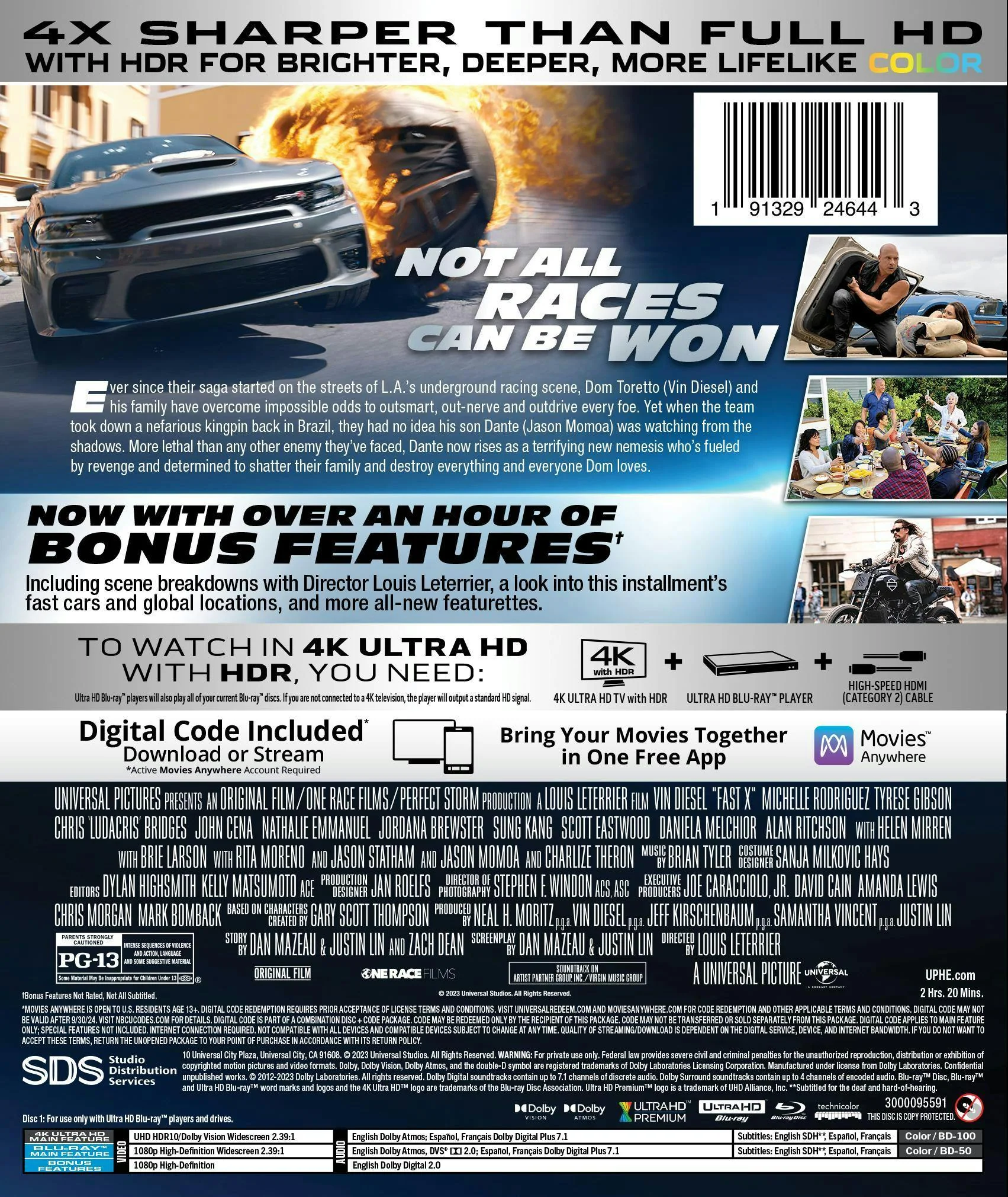 Fast X - Icon Edition (4K Ultra HD + Blu-ray + Digital) [UHD] - Image 3