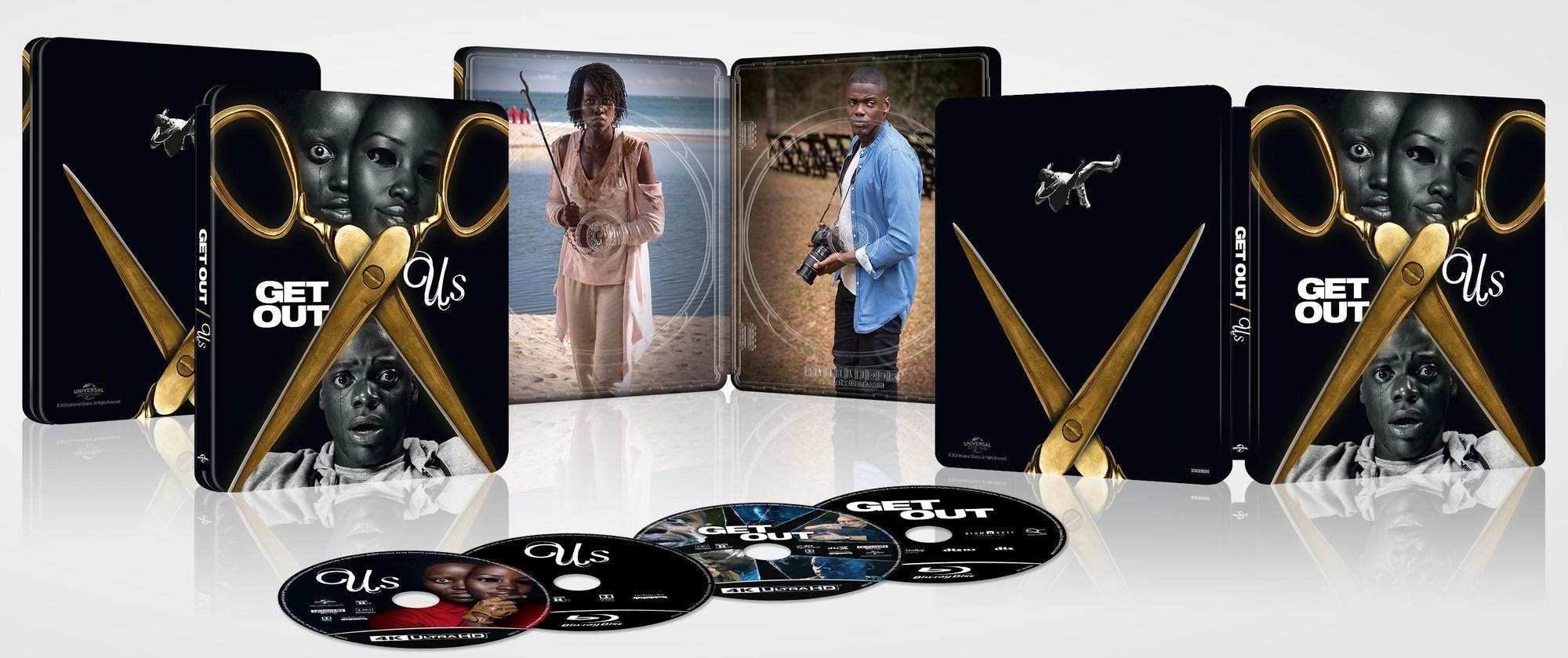Get Out / Us Double Feature - Limited Edition Steelbook 4K Ultra HD + Blu-ray + Digital (Limited Edition 4K Ultra HD Steelbook + Blu-ray) [UHD] - Image 6