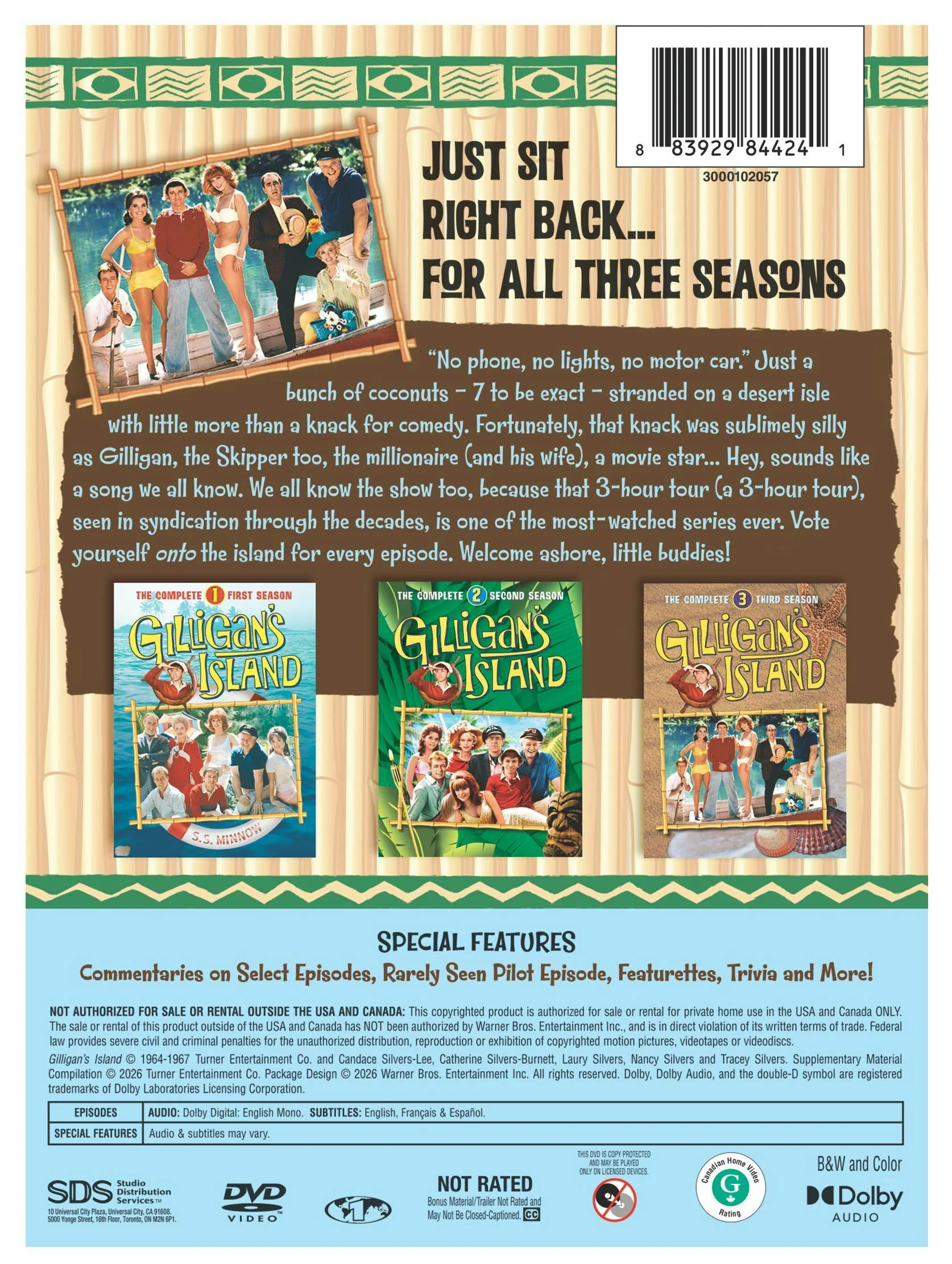 Gilligan's Island: The Complete Series Collection [DVD] - Image 3
