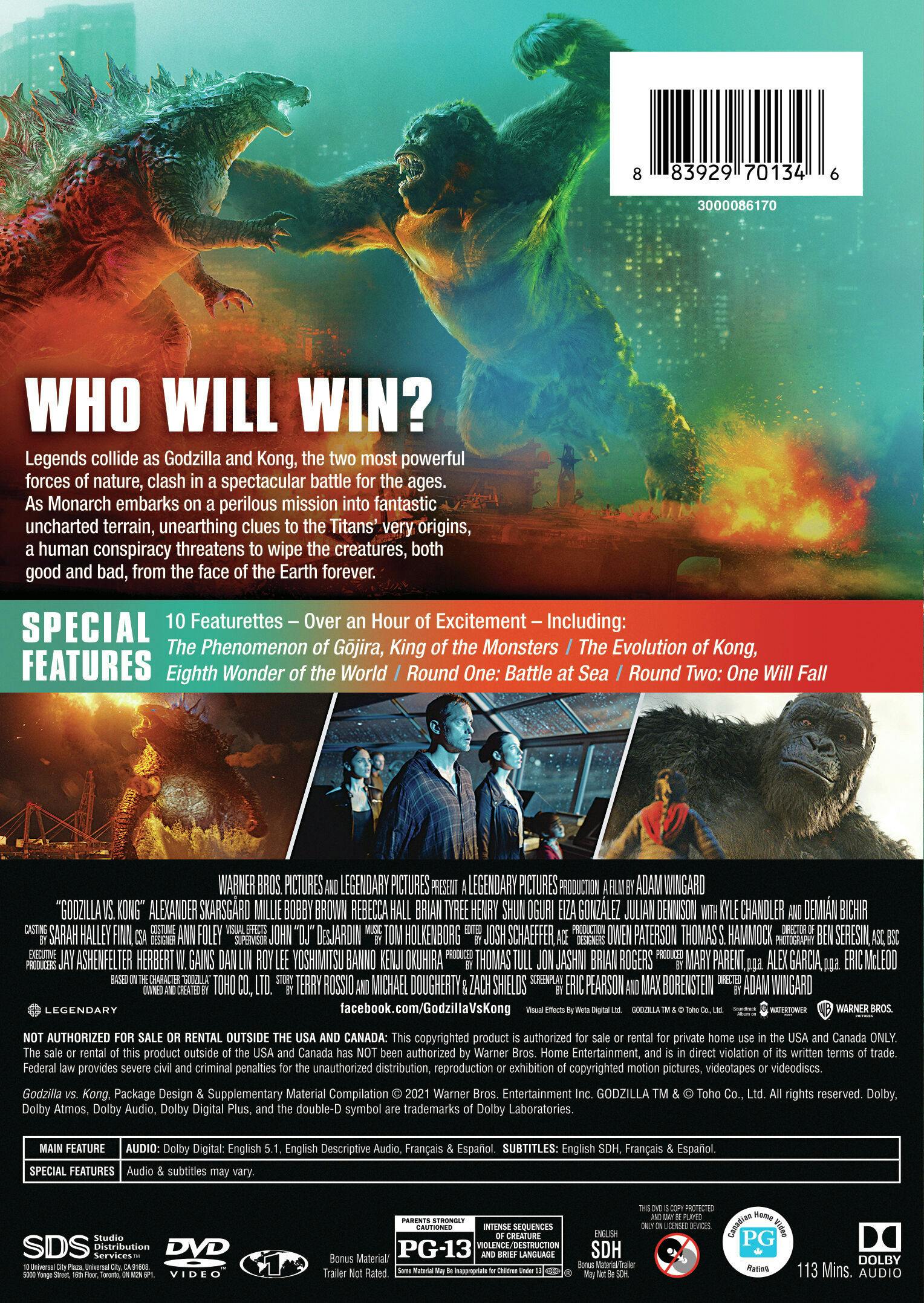 Godzilla Vs Kong (Special Edition) [DVD] - Image 2