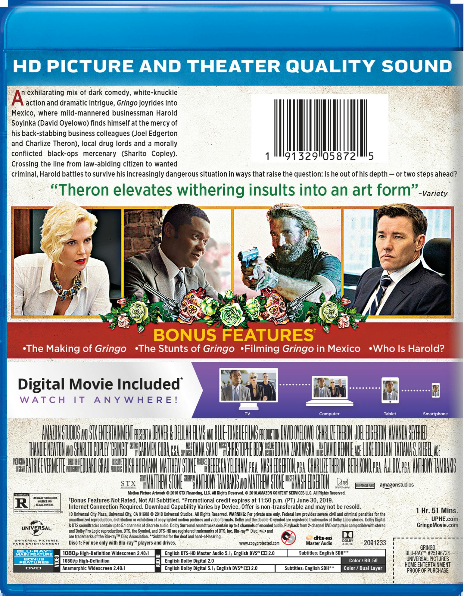 Gringo (with DVD) [Blu-ray] - Image 2