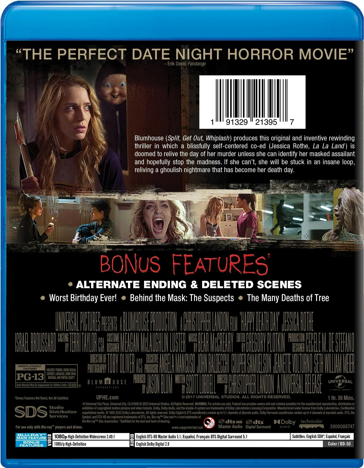 Happy Death Day [Blu-ray] - Image 2