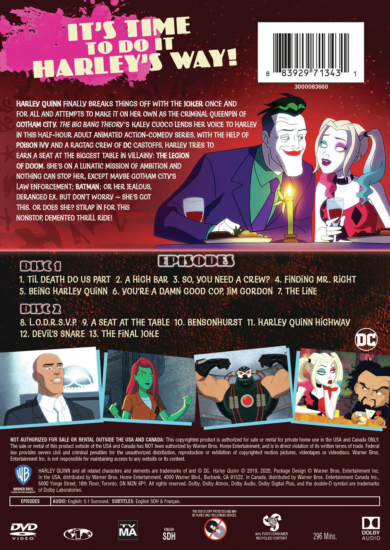 Harley Quinn: Season 1 [DVD] - Image 2