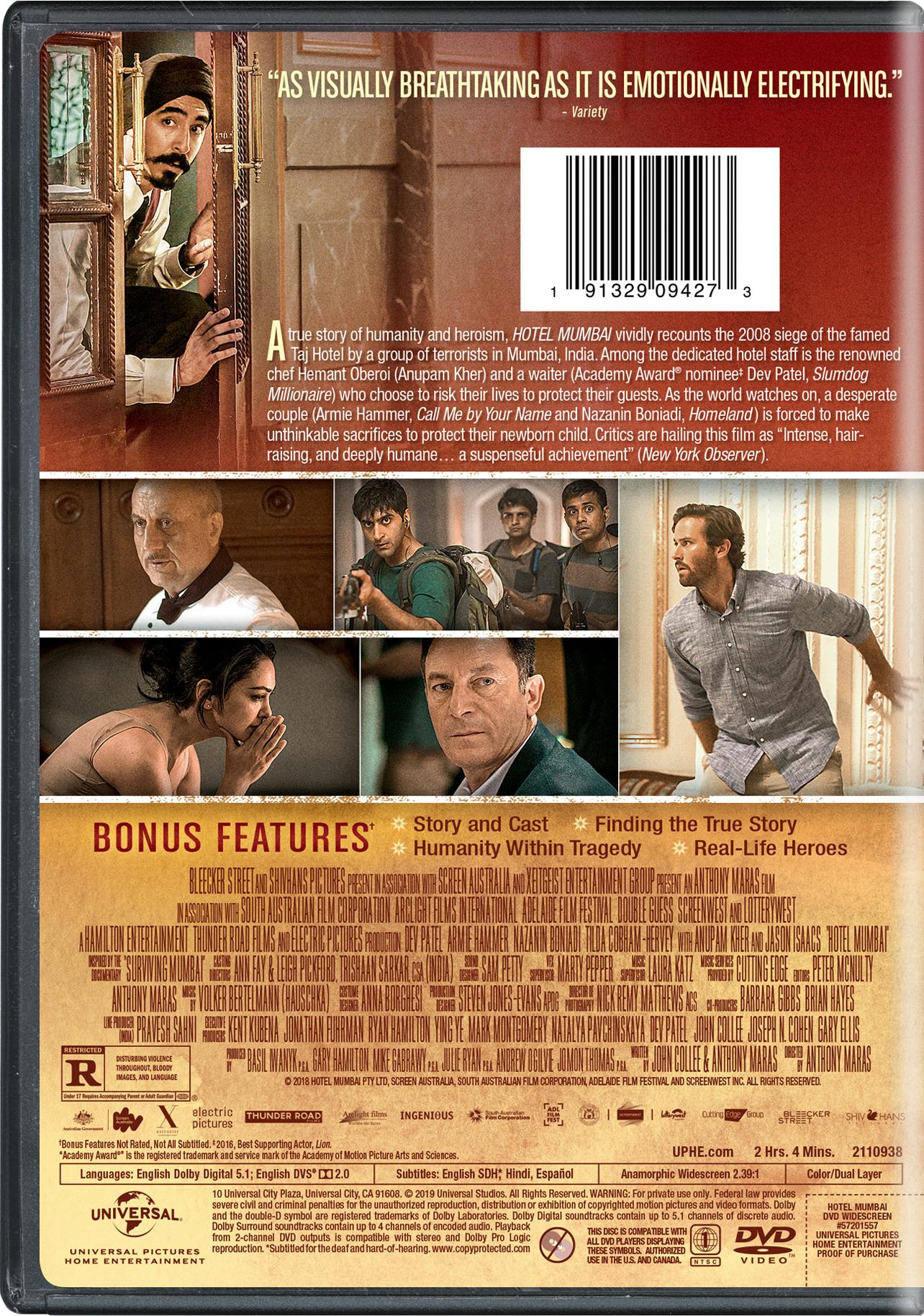 Hotel Mumbai [DVD] - Image 2