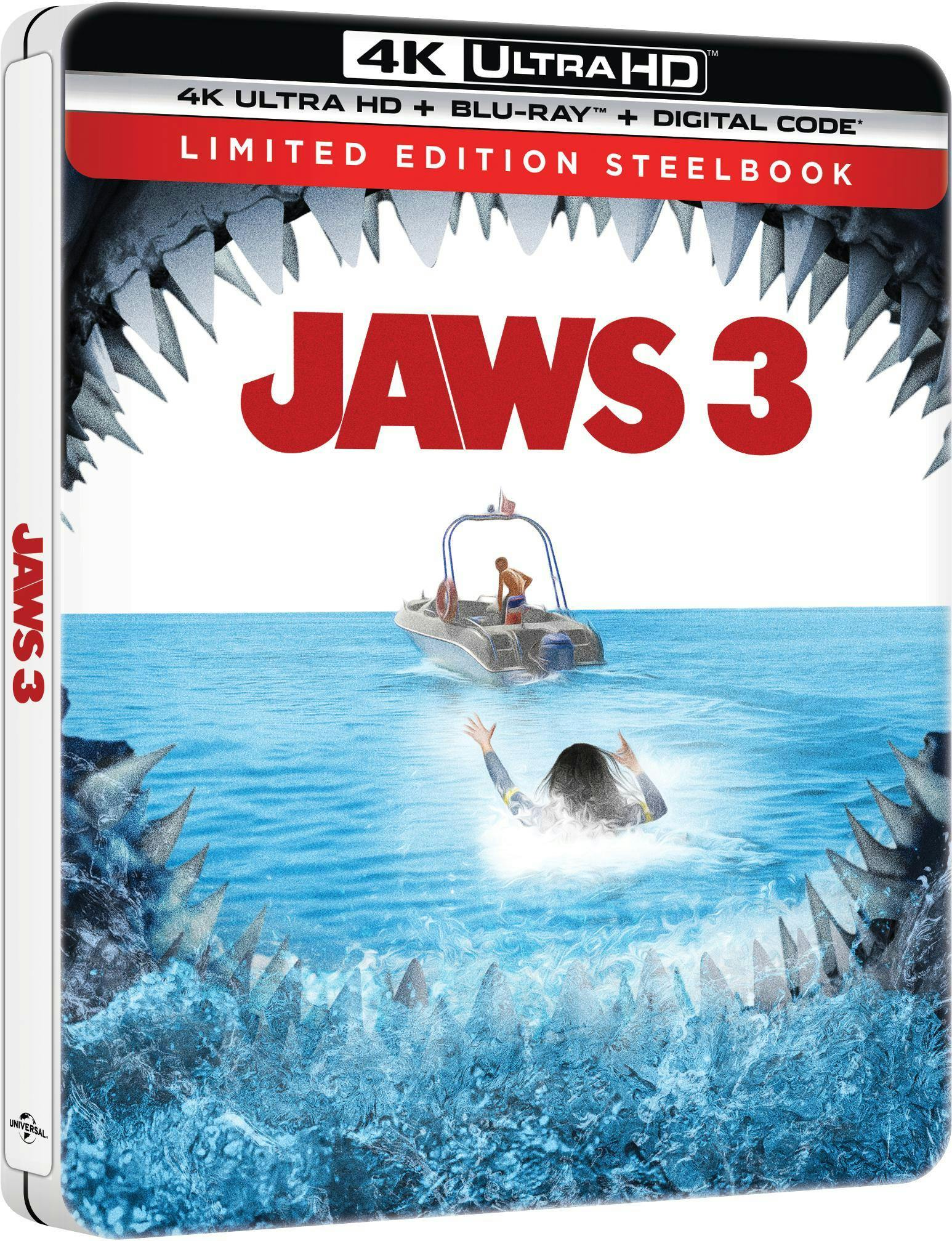 Jaws 3 Limited Edition 4K Steelbook (4K UHD + Blu-ray + Digital Code) [UHD] - Image 2