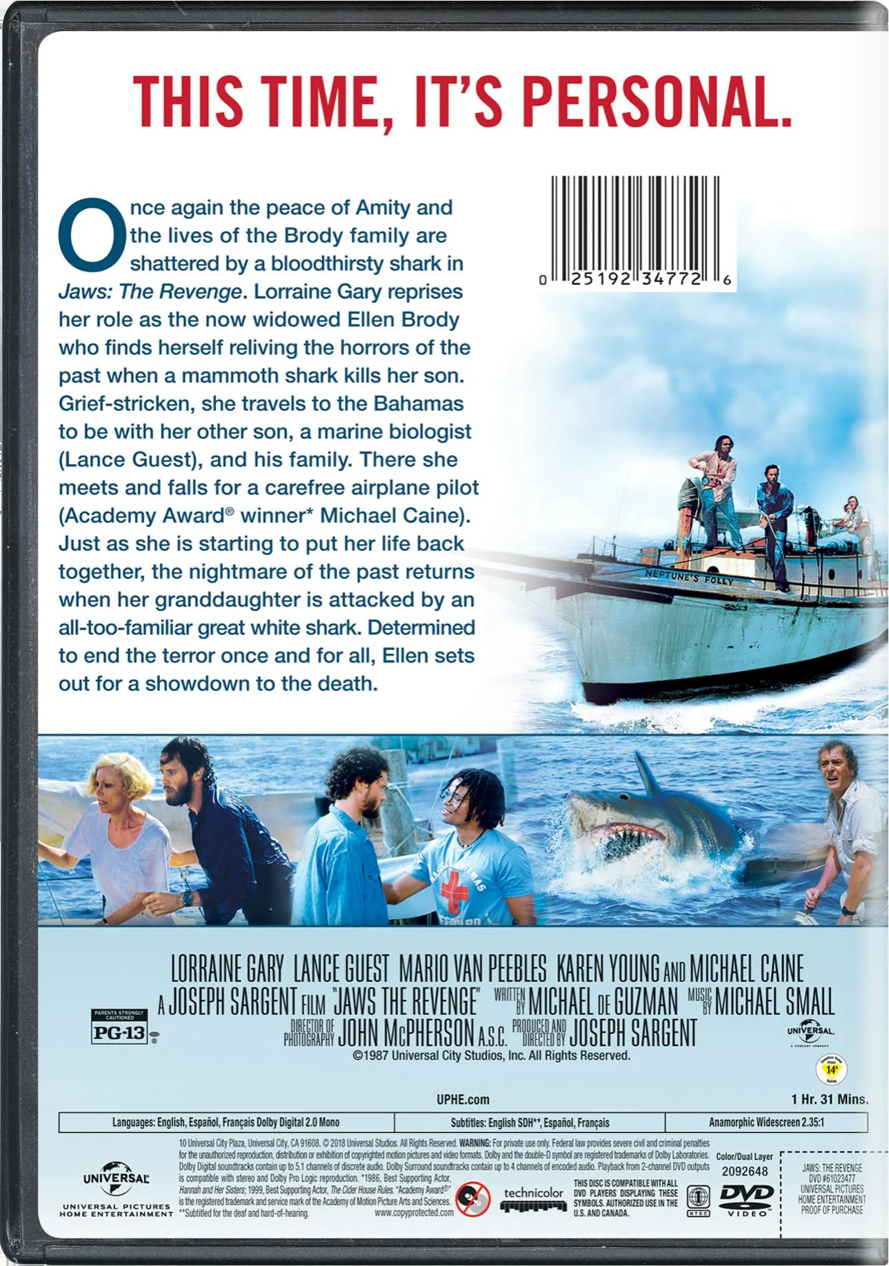 Jaws 4 - The Revenge [DVD] - Image 2