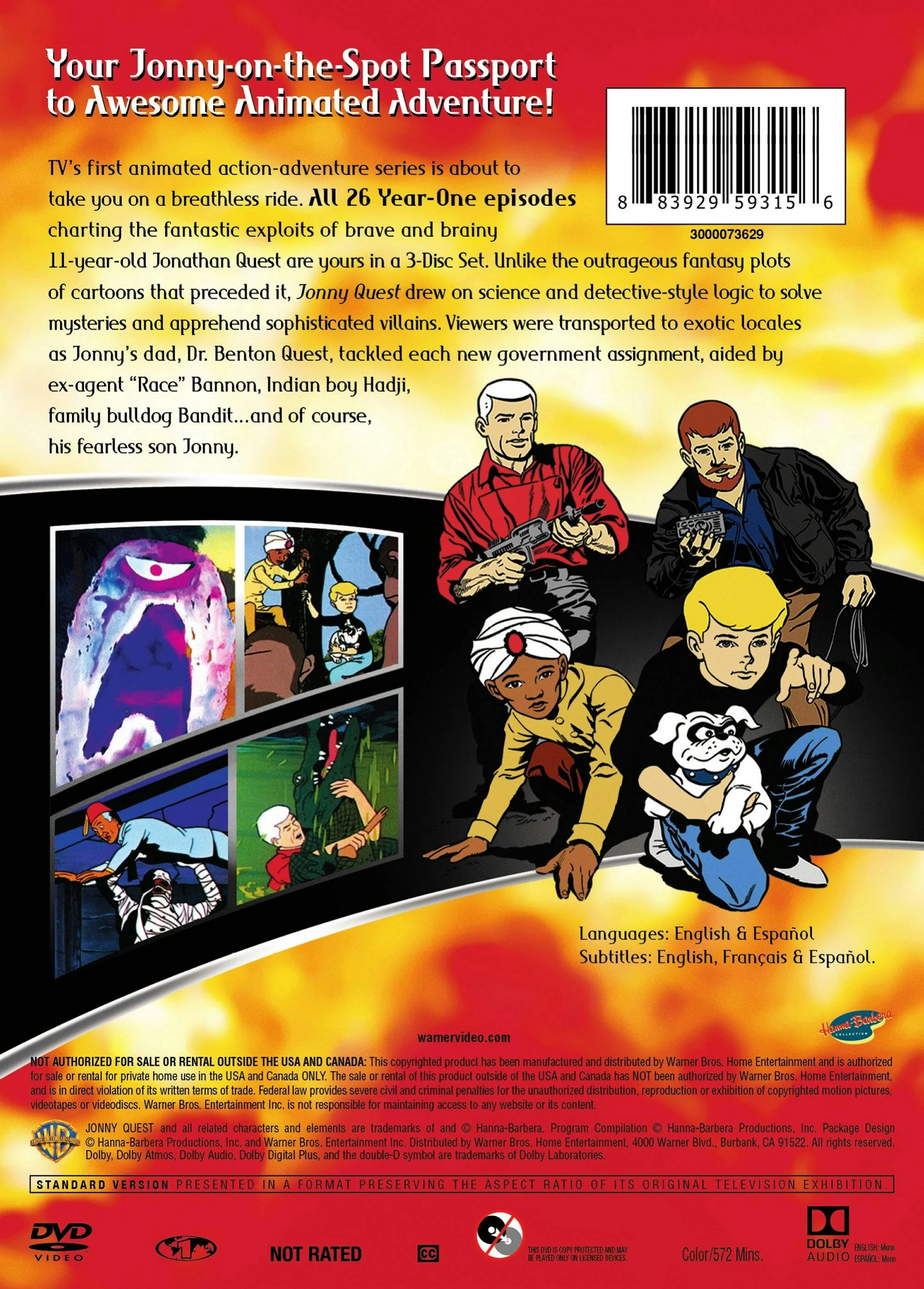 Jonny Quest: Season One (Box Set) [DVD] - Image 2