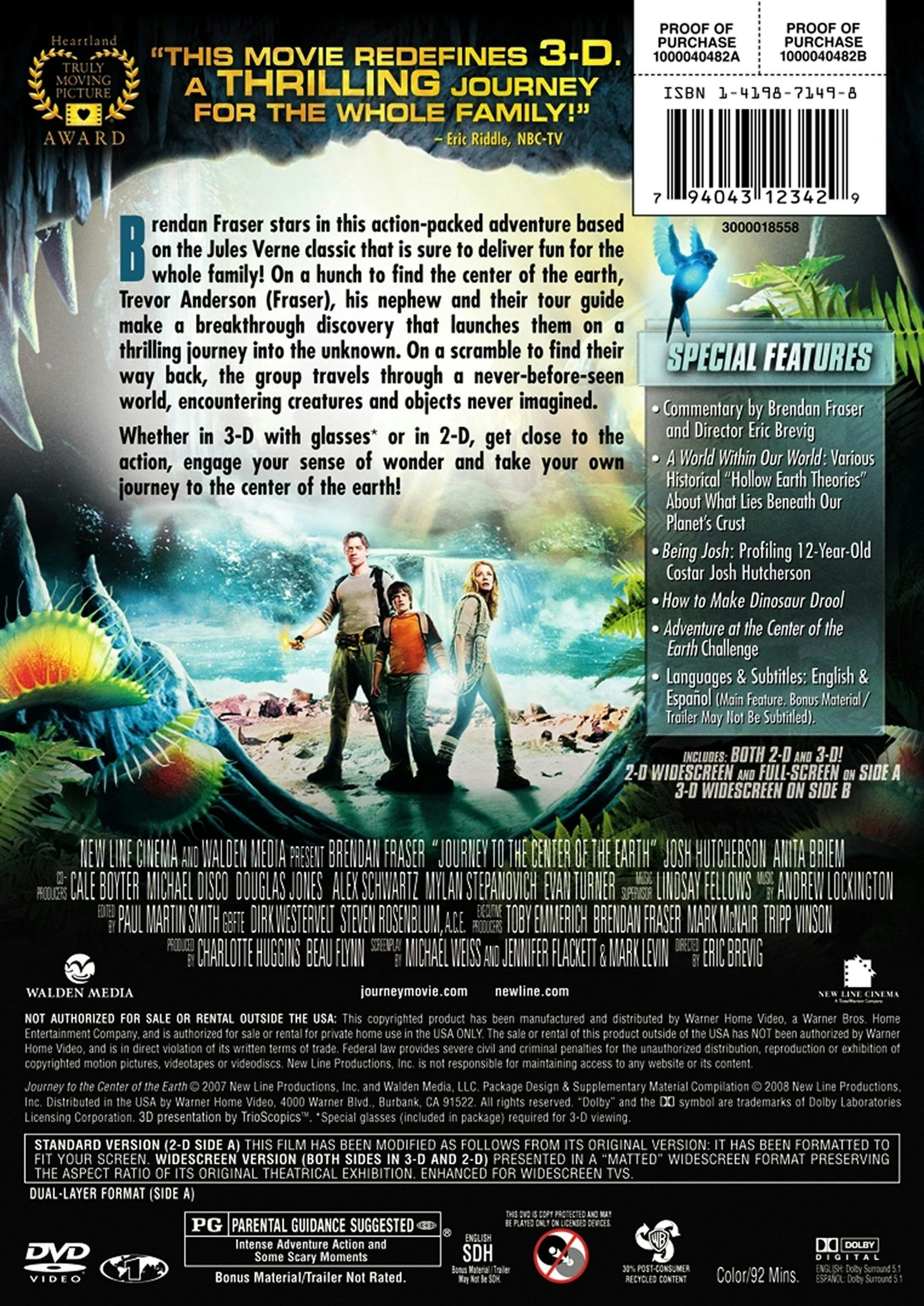 Journey to the Center of the Earth [DVD] - Image 2
