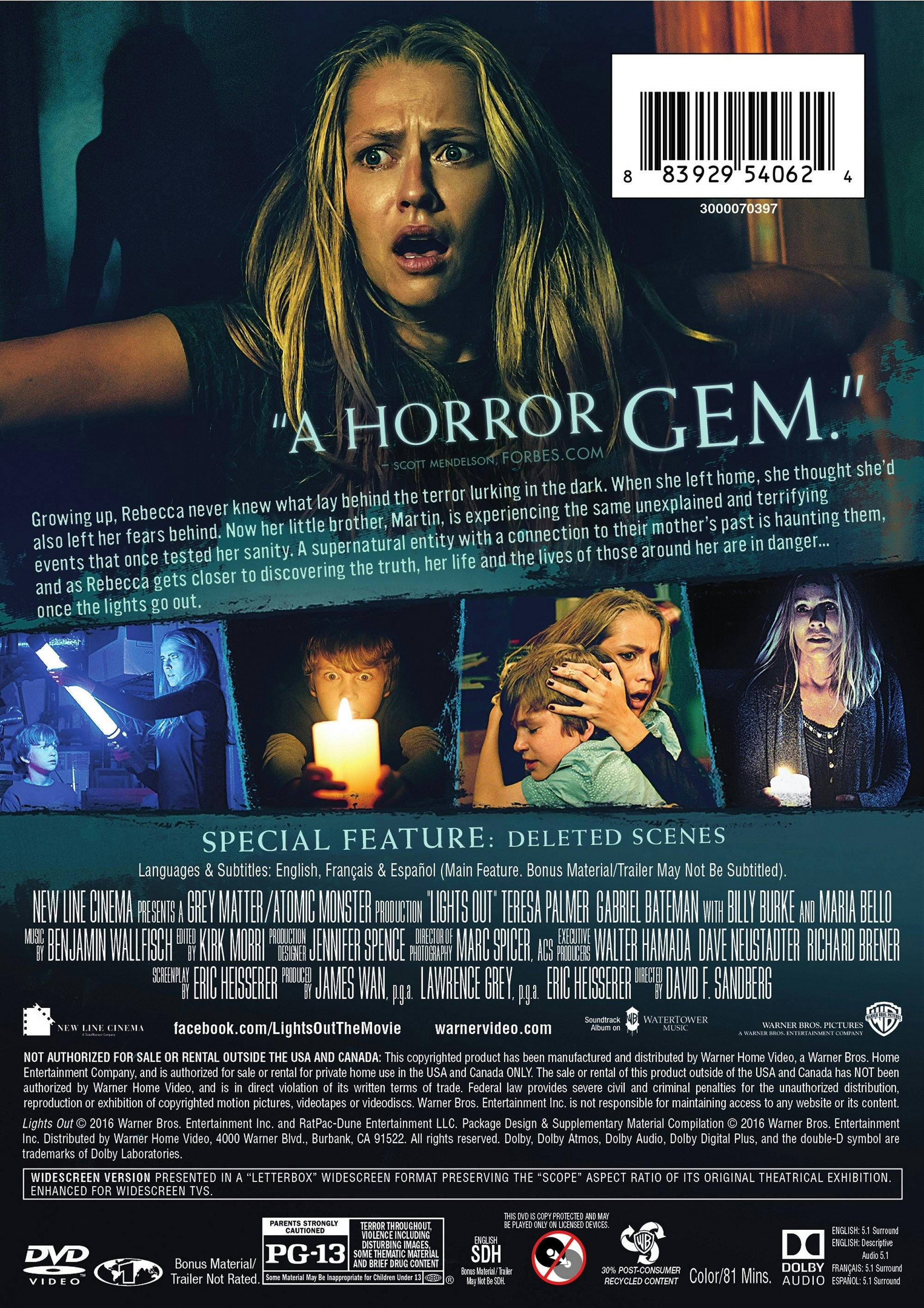 Lights Out [DVD] - Image 2