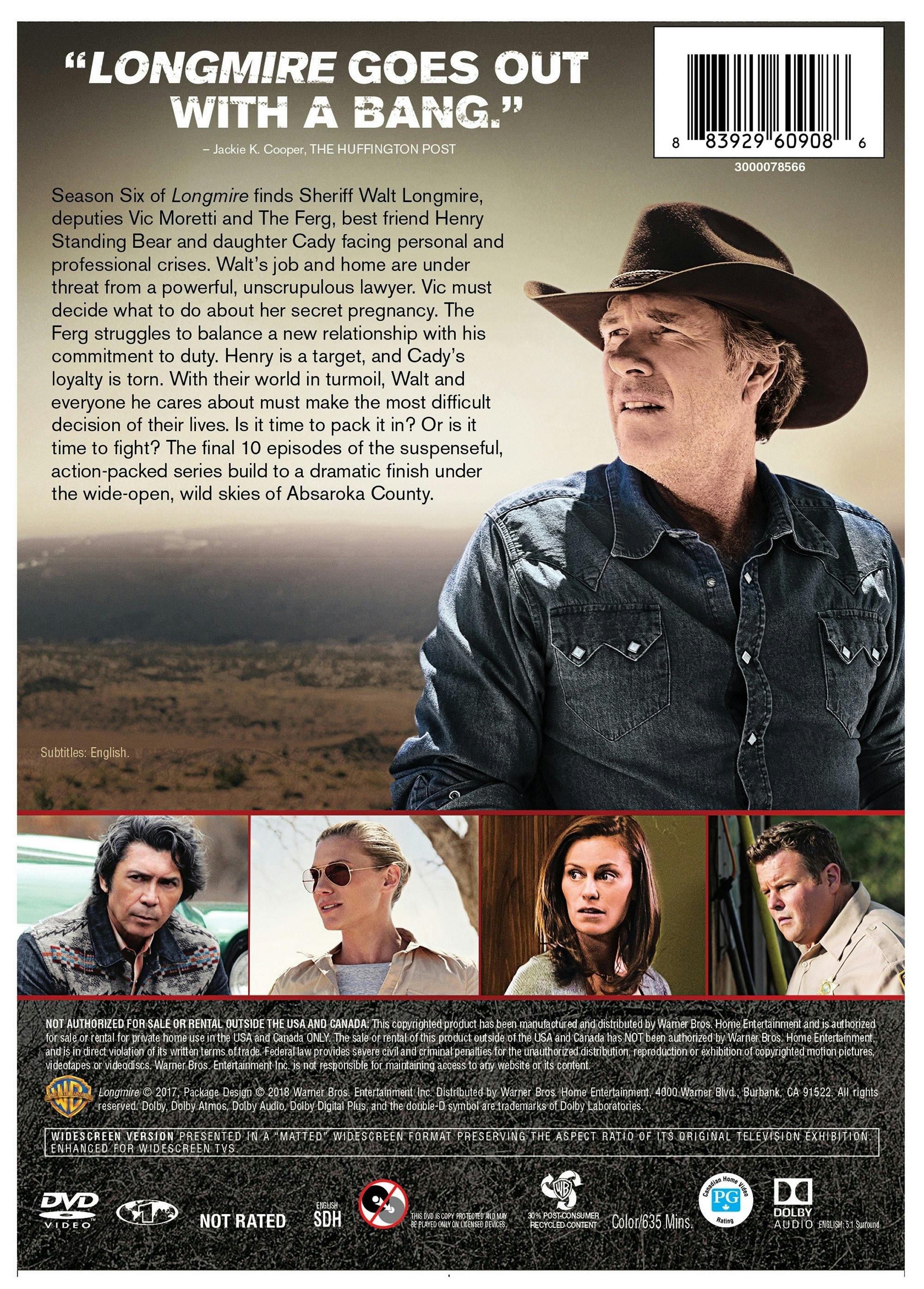 Longmire: The Complete Sixth and Final Season [DVD] - Image 2