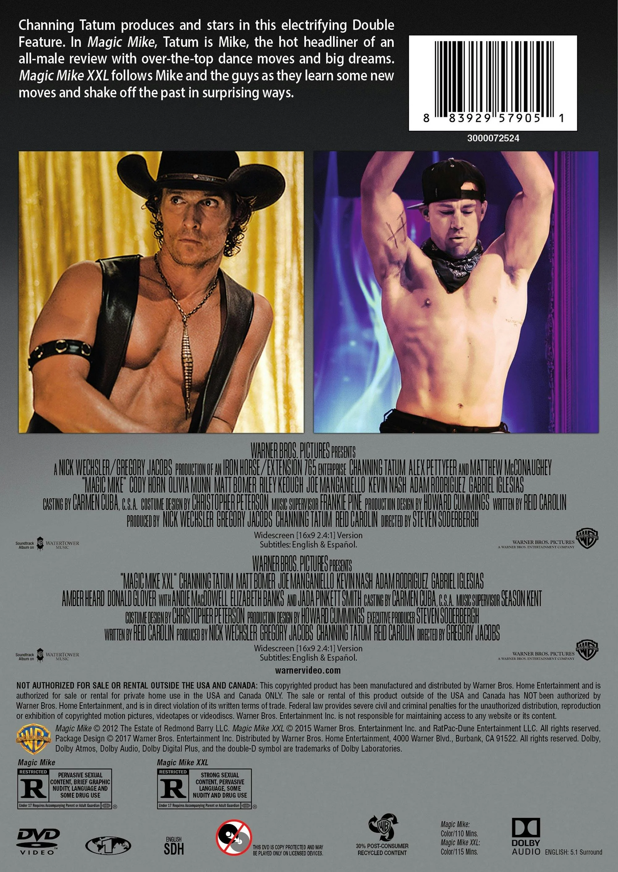 Magic Mike/Magic Mike XXL (DVD Double Feature) [DVD] - Image 2