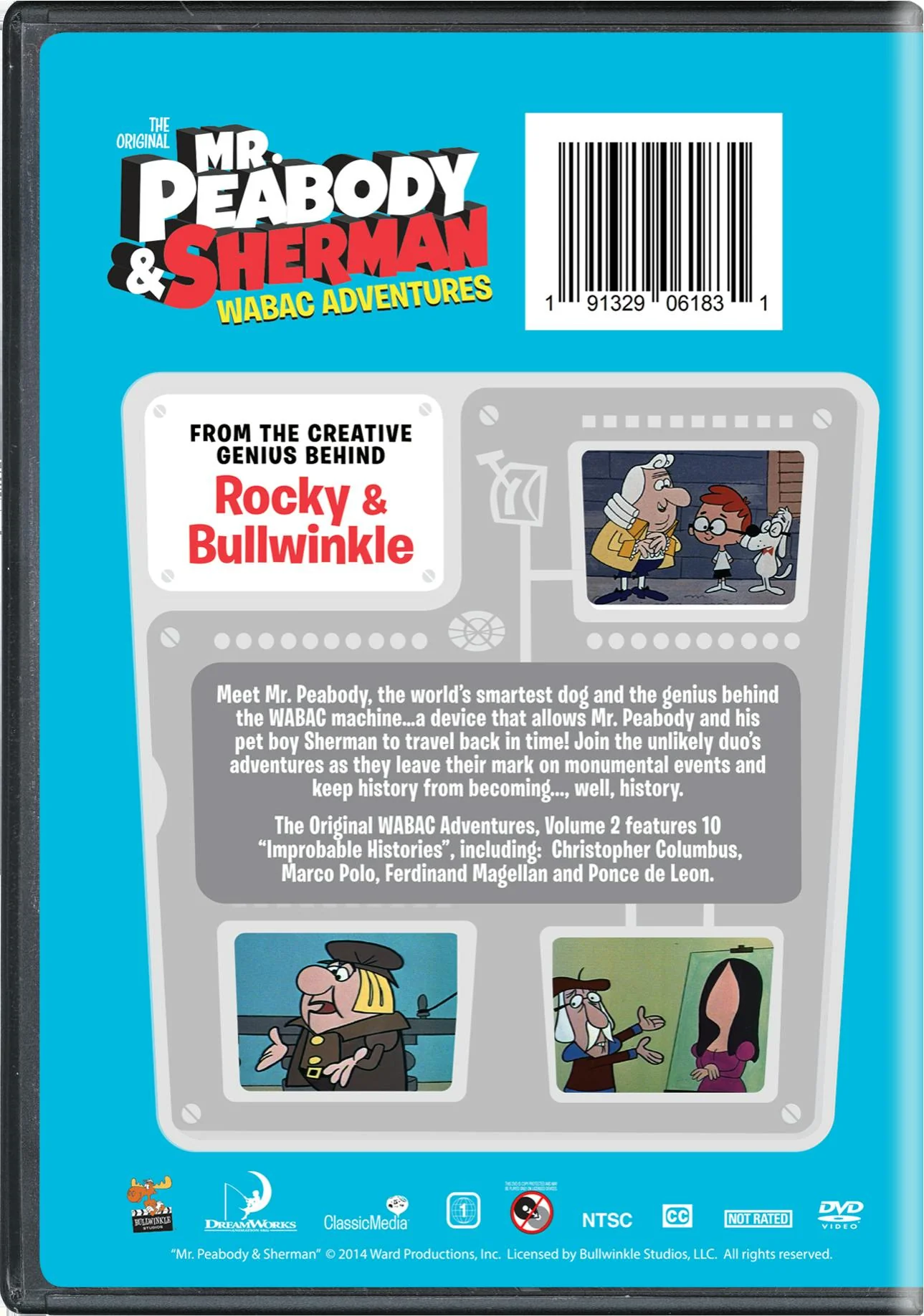 Mr. Peabody & Sherman WABAC Adventures: Volume 2 [DVD] - Image 2