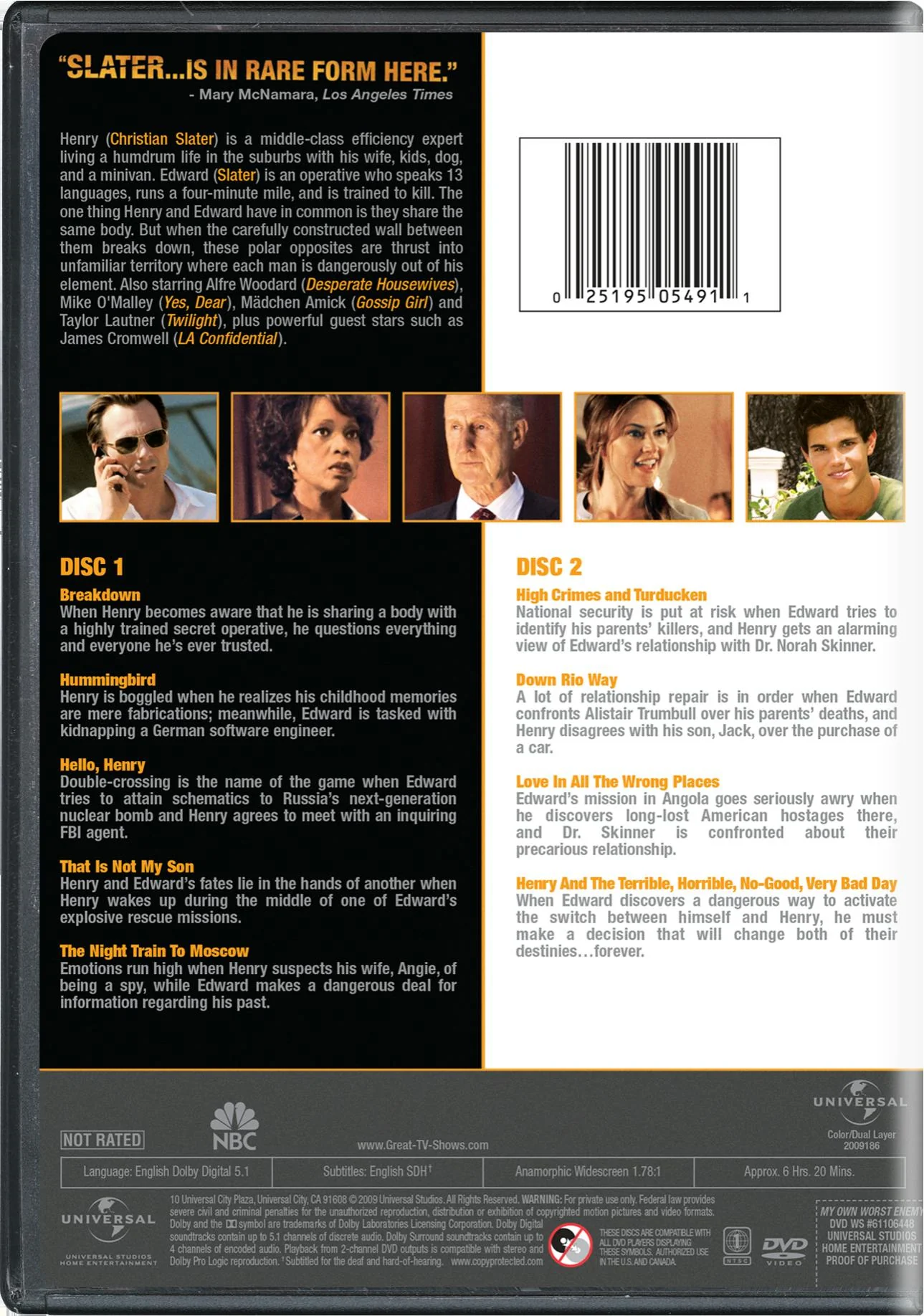 My Own Worst Enemy: The Complete Series [DVD] - Image 2