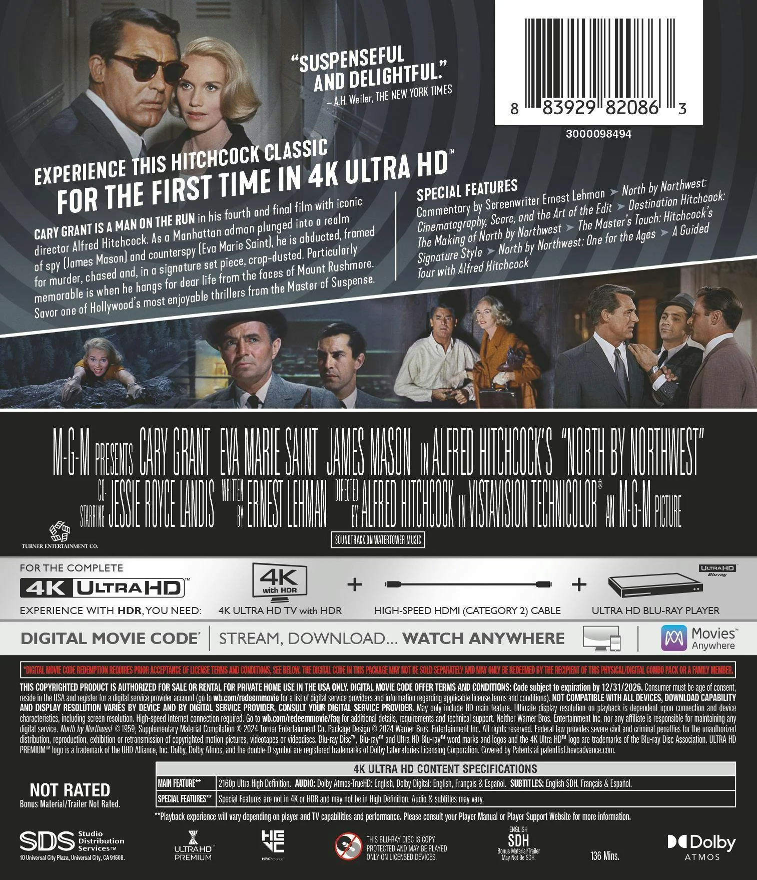 North By Northwest (4K Ultra HD) [UHD] - Image 3
