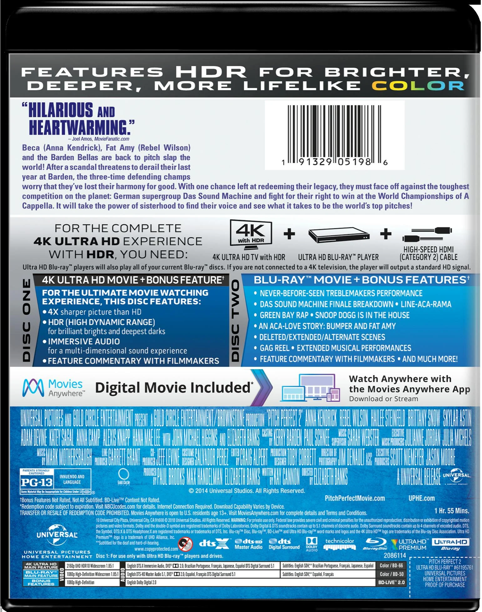 Pitch Perfect 2 (4K Ultra HD) [UHD] - Image 2