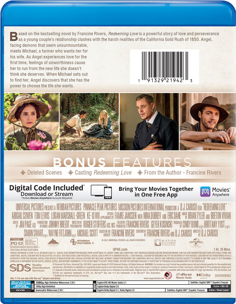 Redeeming Love (with DVD) [Blu-ray] - Image 3