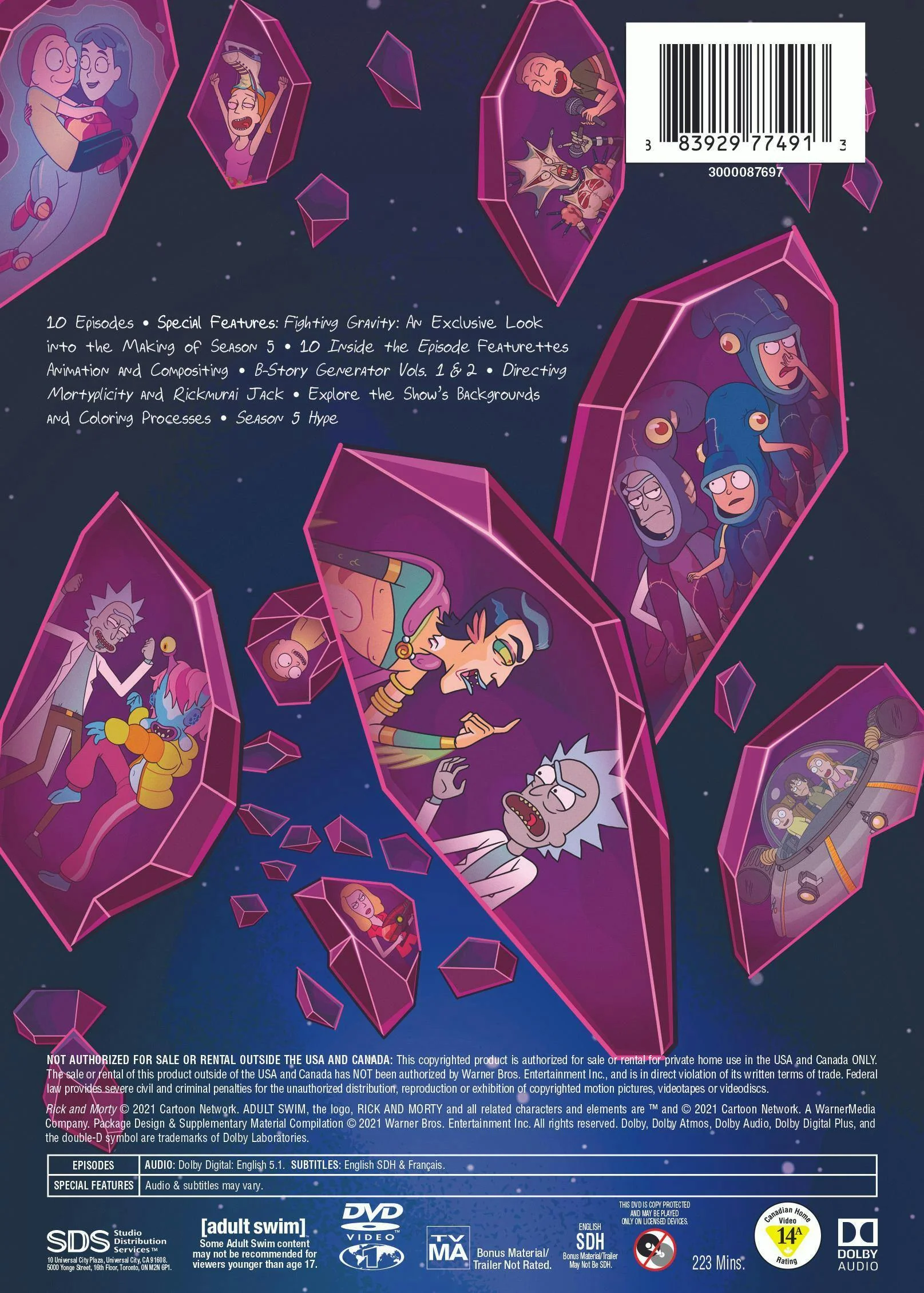 Rick and Morty: Season 5 [DVD] - Image 2