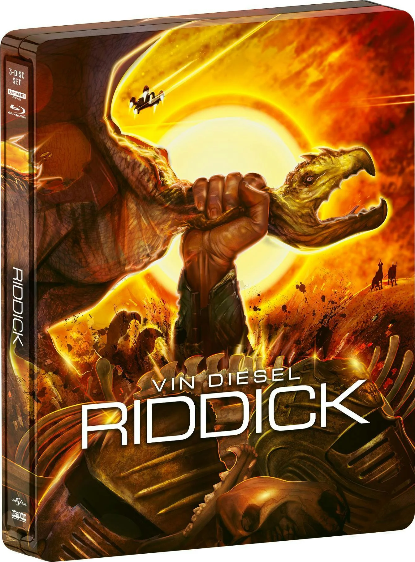 Riddick (Limited Edition 4K Steelbook + Blu-ray) [UHD] - Image 2