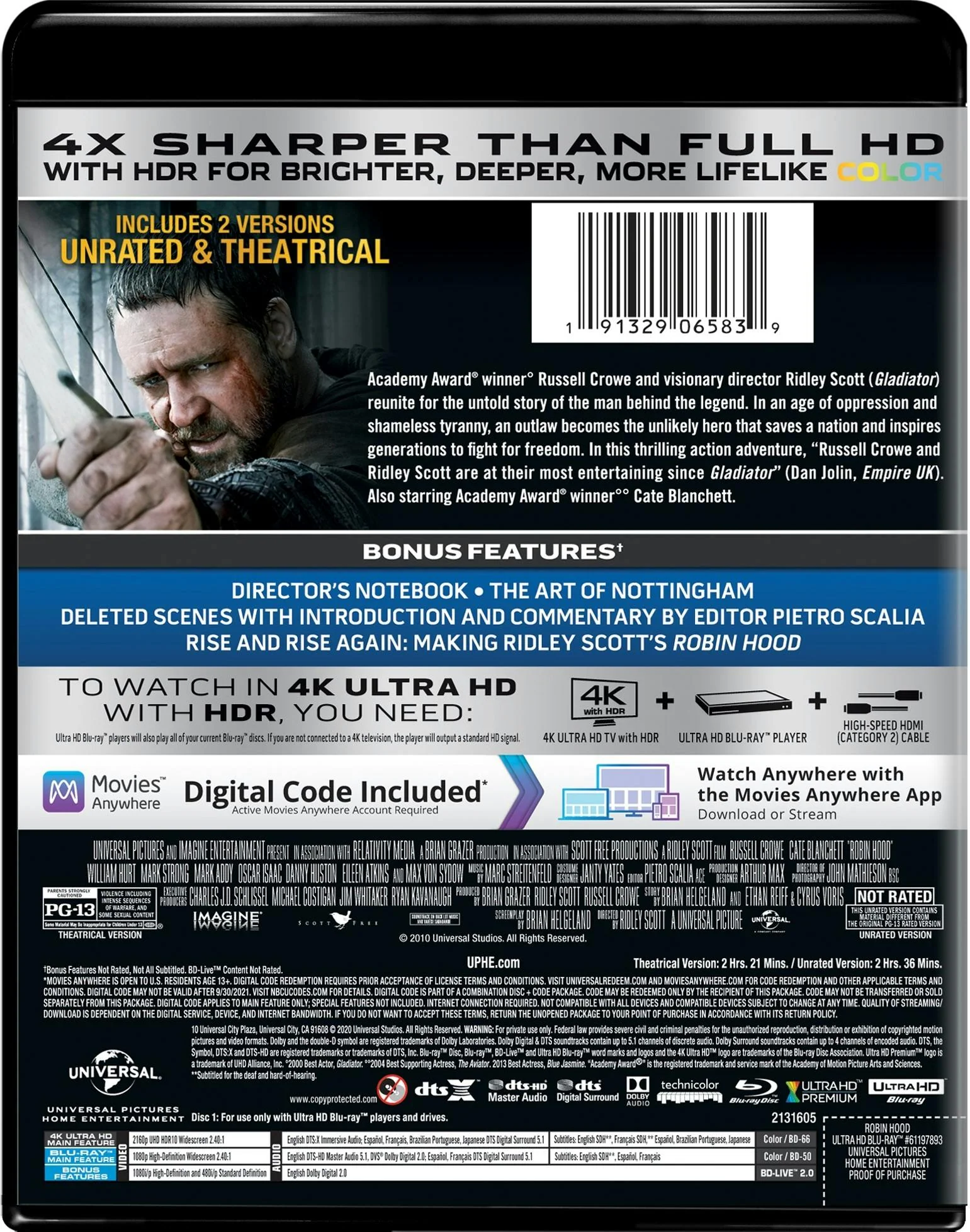 Robin Hood (4K Ultra HD) [UHD] - Image 2