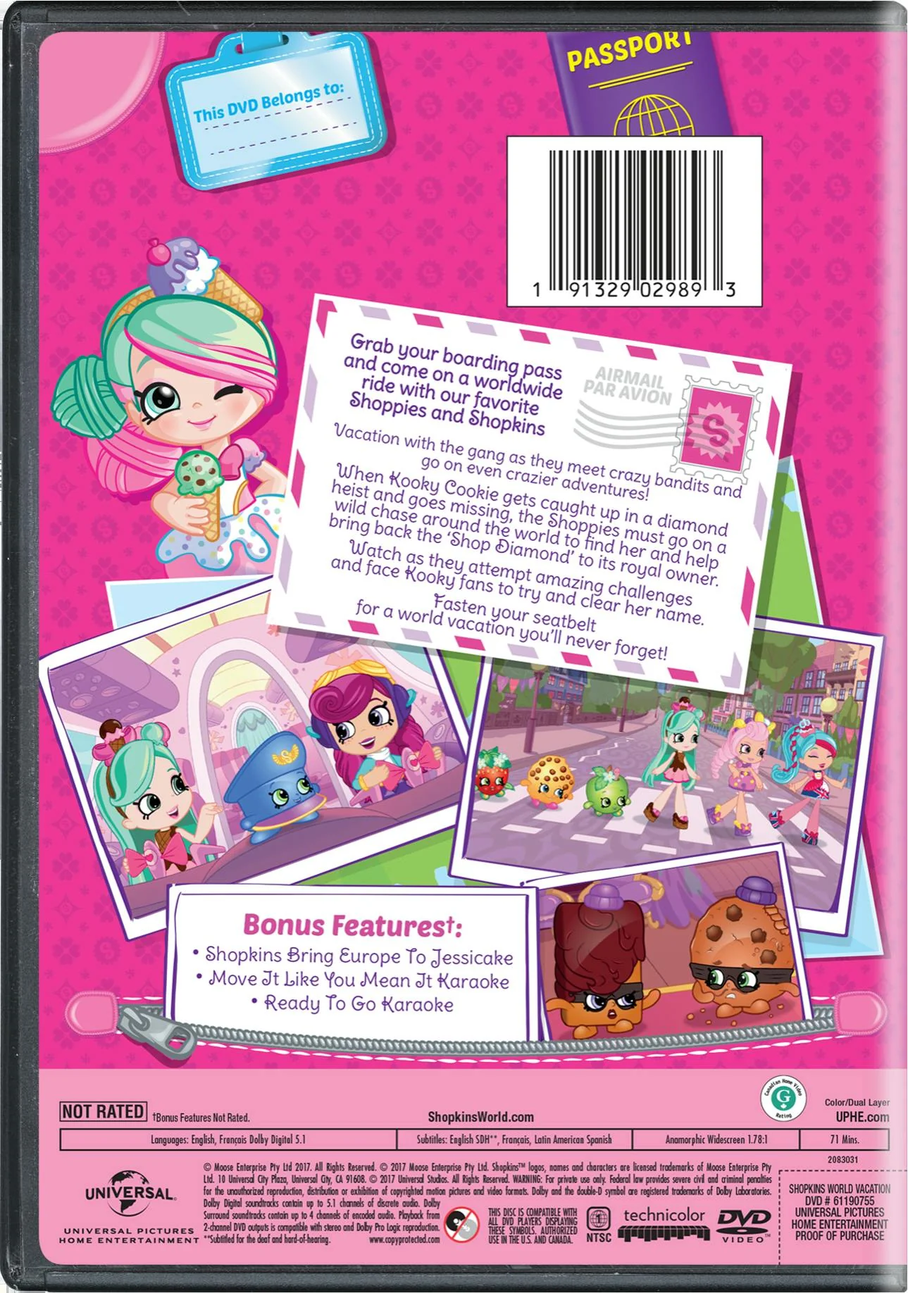 Shopkins: World Vacation (DVD + Toy) [DVD] - Image 2