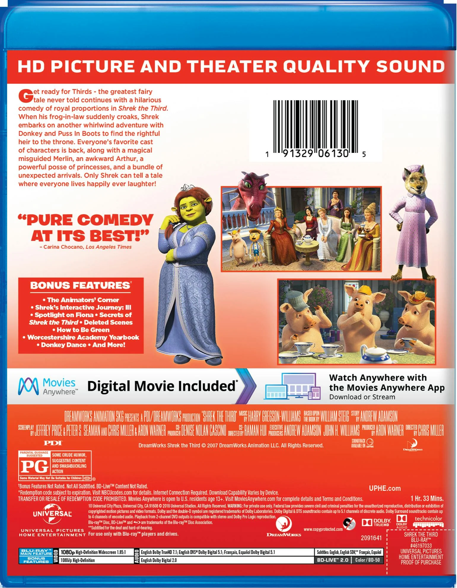 Shrek the Third (Blu-ray New Box Art) [Blu-ray] - Image 2