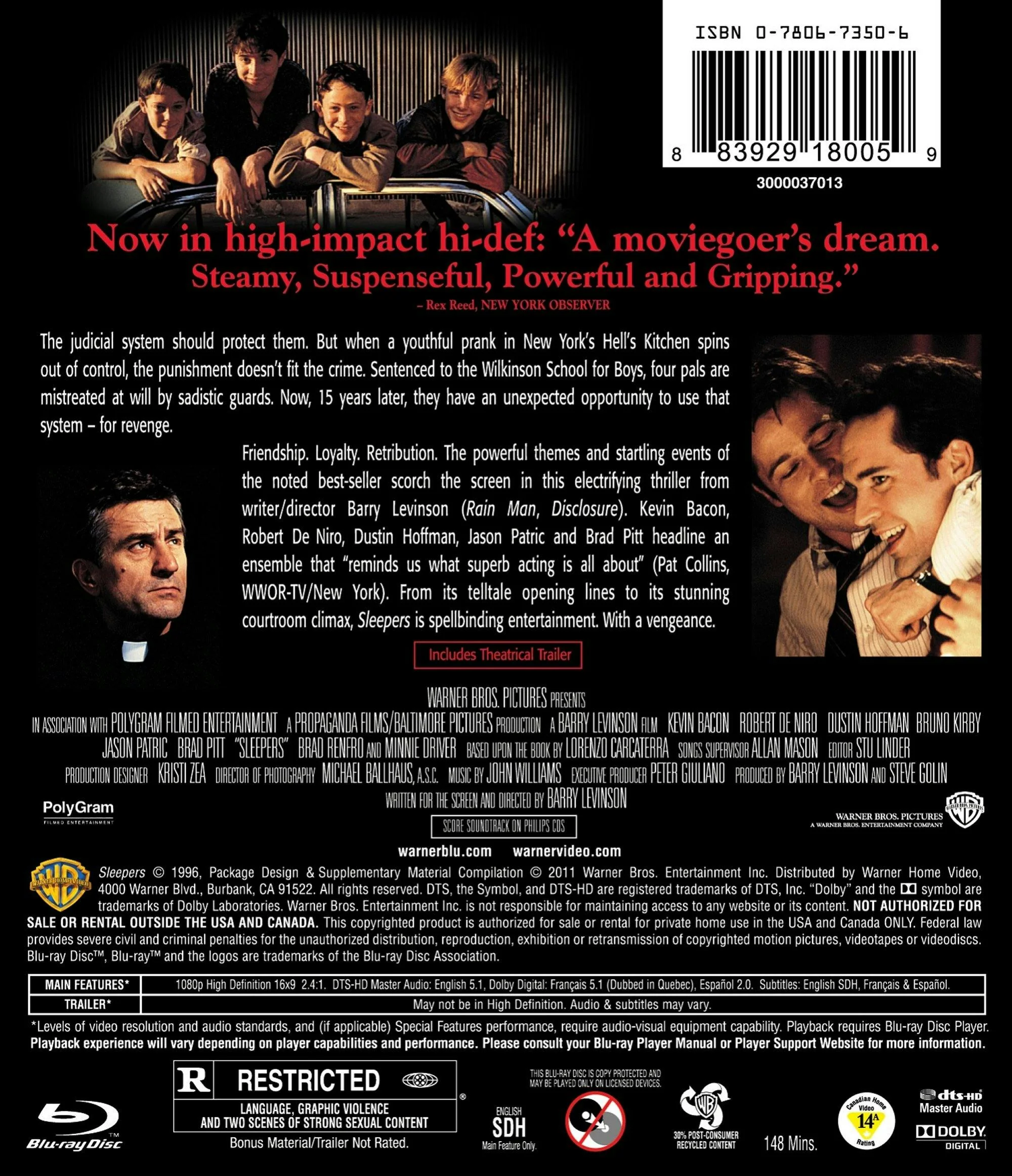 Sleepers [Blu-ray] - Image 2