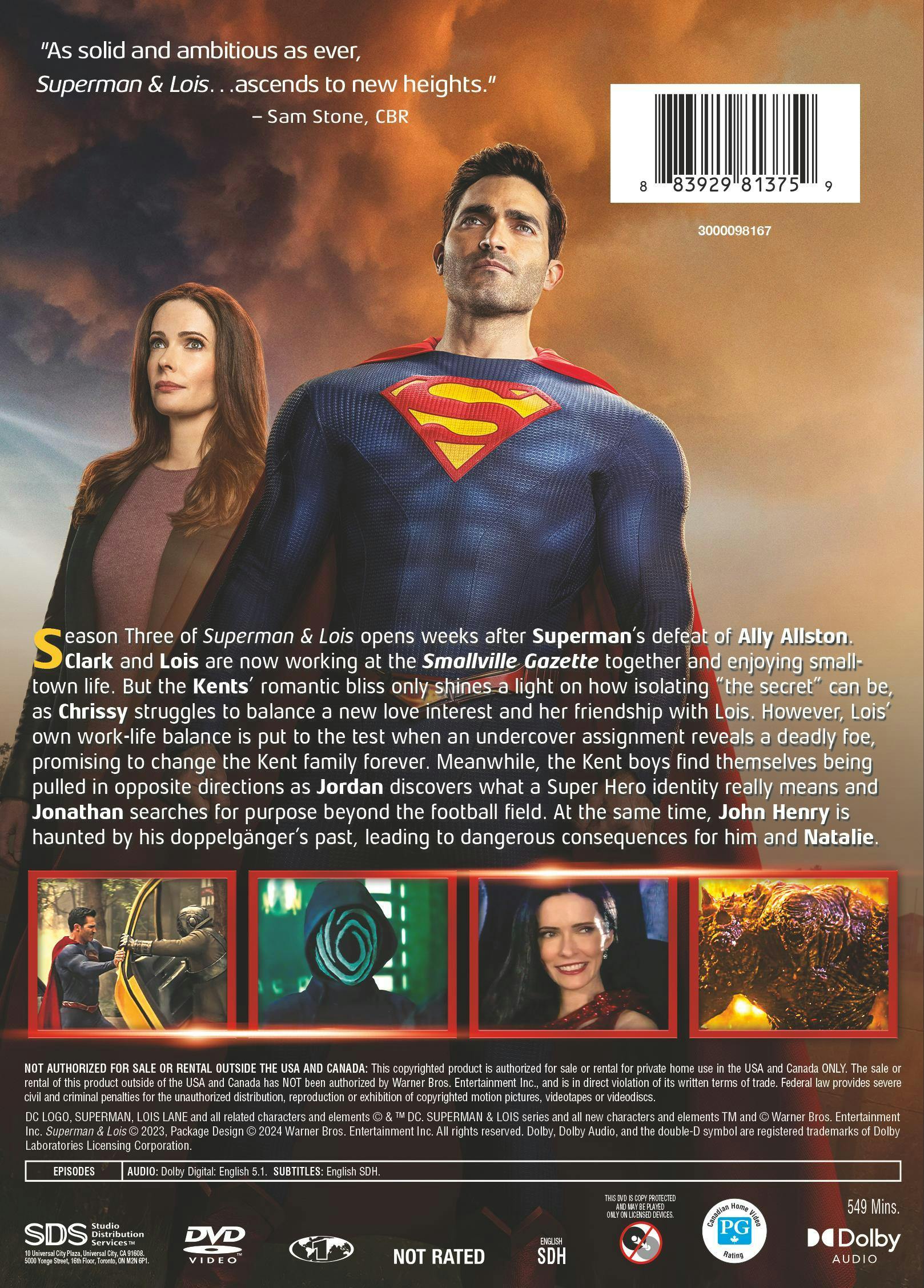 Superman & Lois: The Complete Third Season [DVD] - Image 3