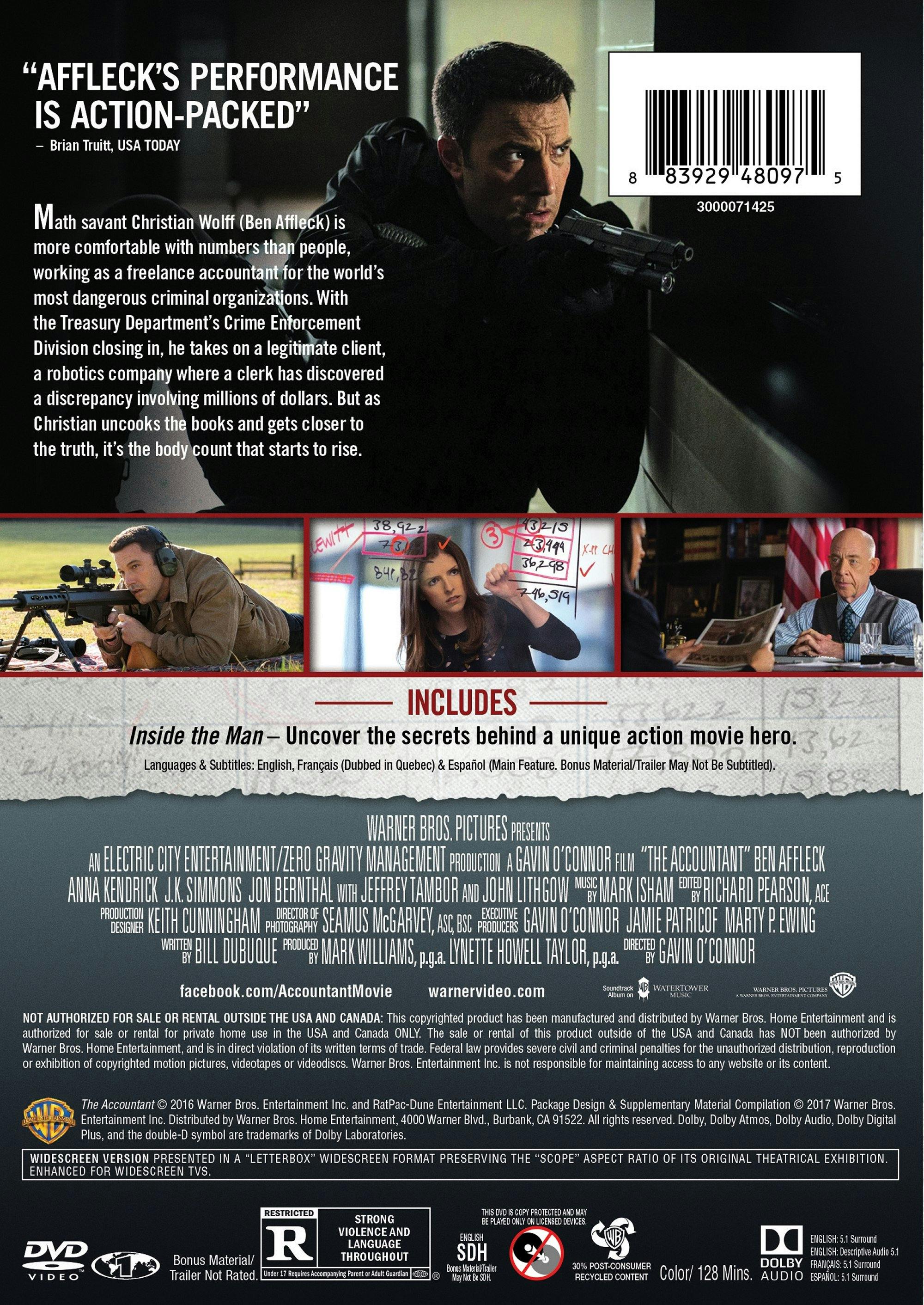 The Accountant [DVD] - Image 2