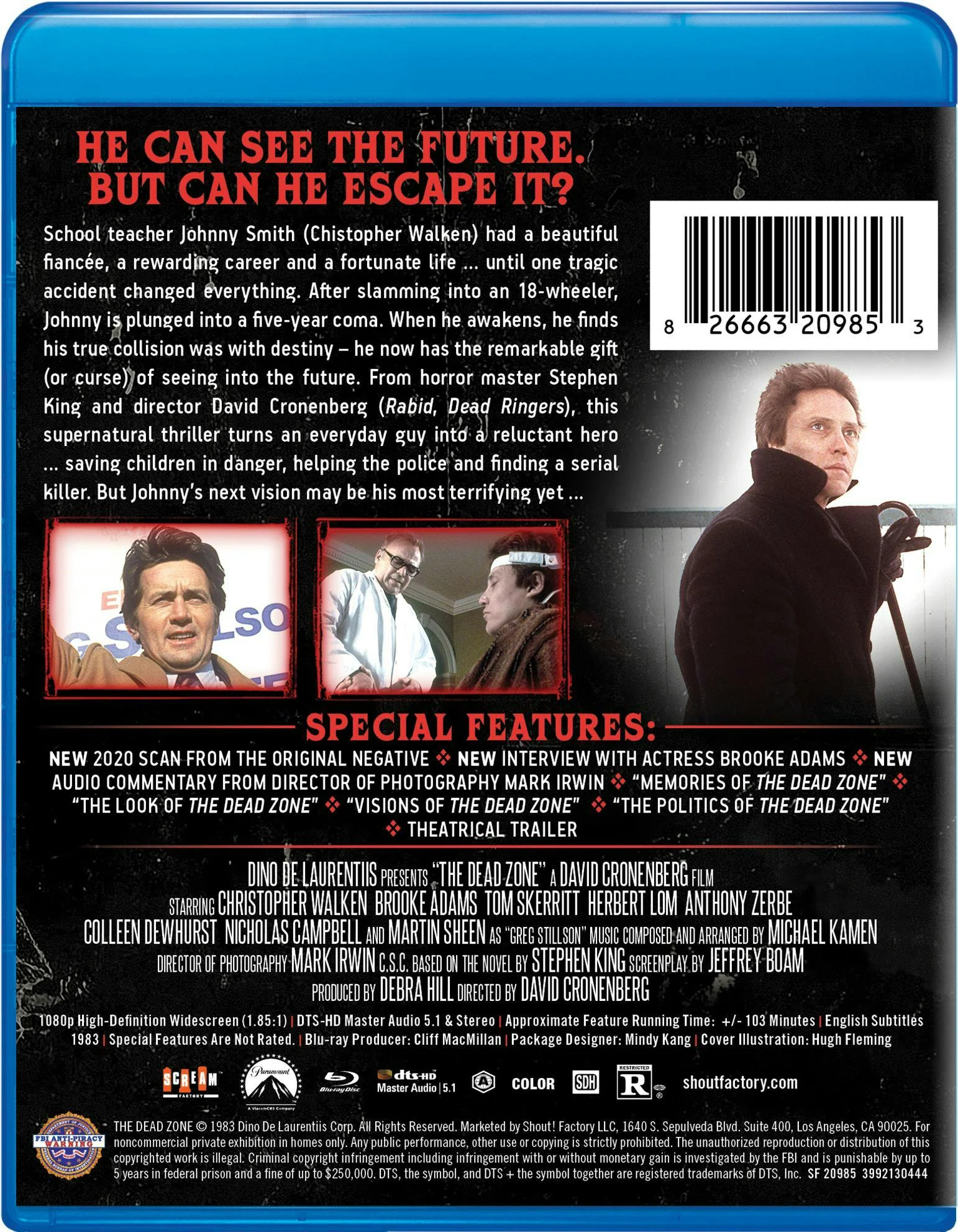 The Dead Zone - Collector's Edition [Blu-ray] - Image 3