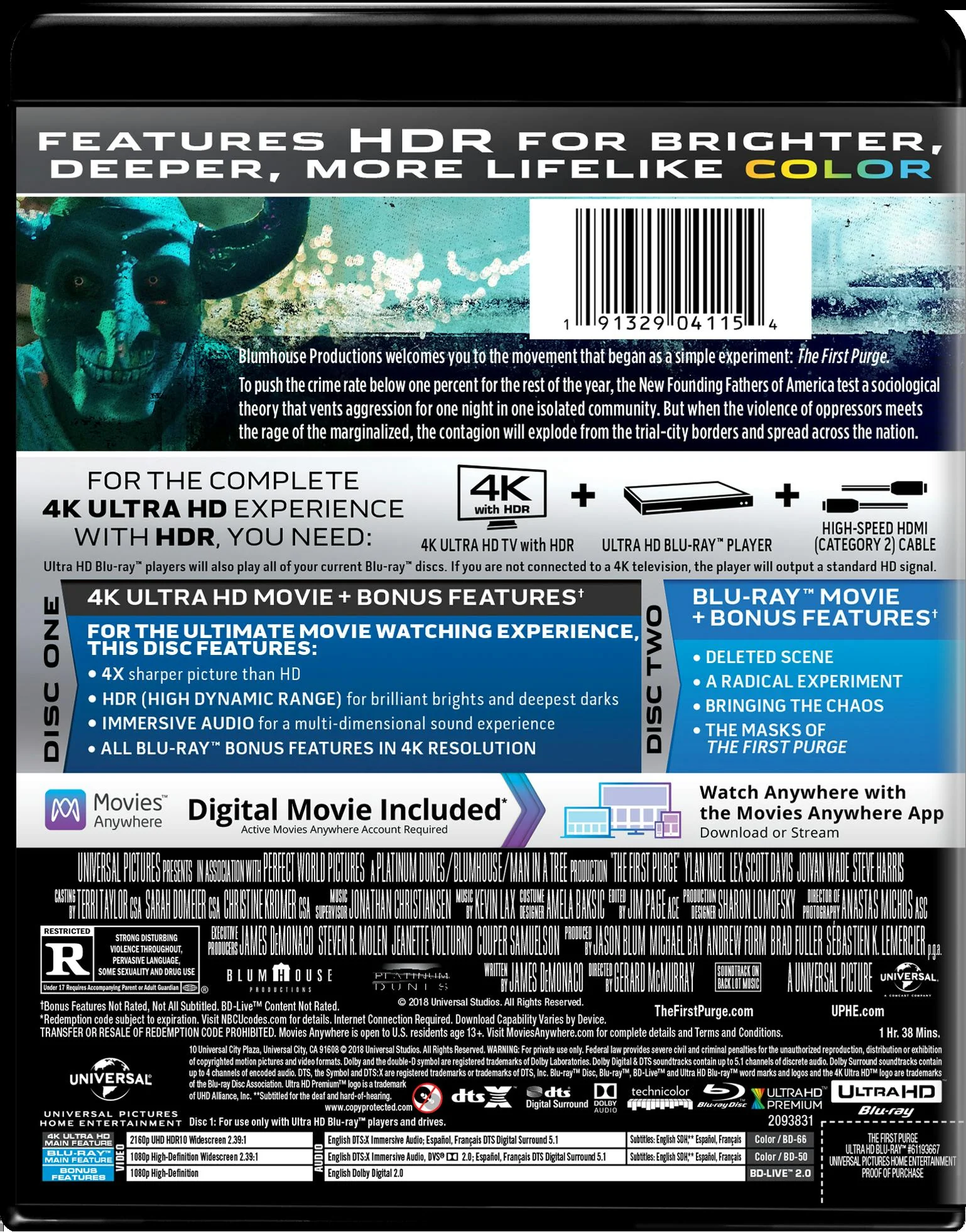 The First Purge (4K Ultra HD) [UHD] - Image 2