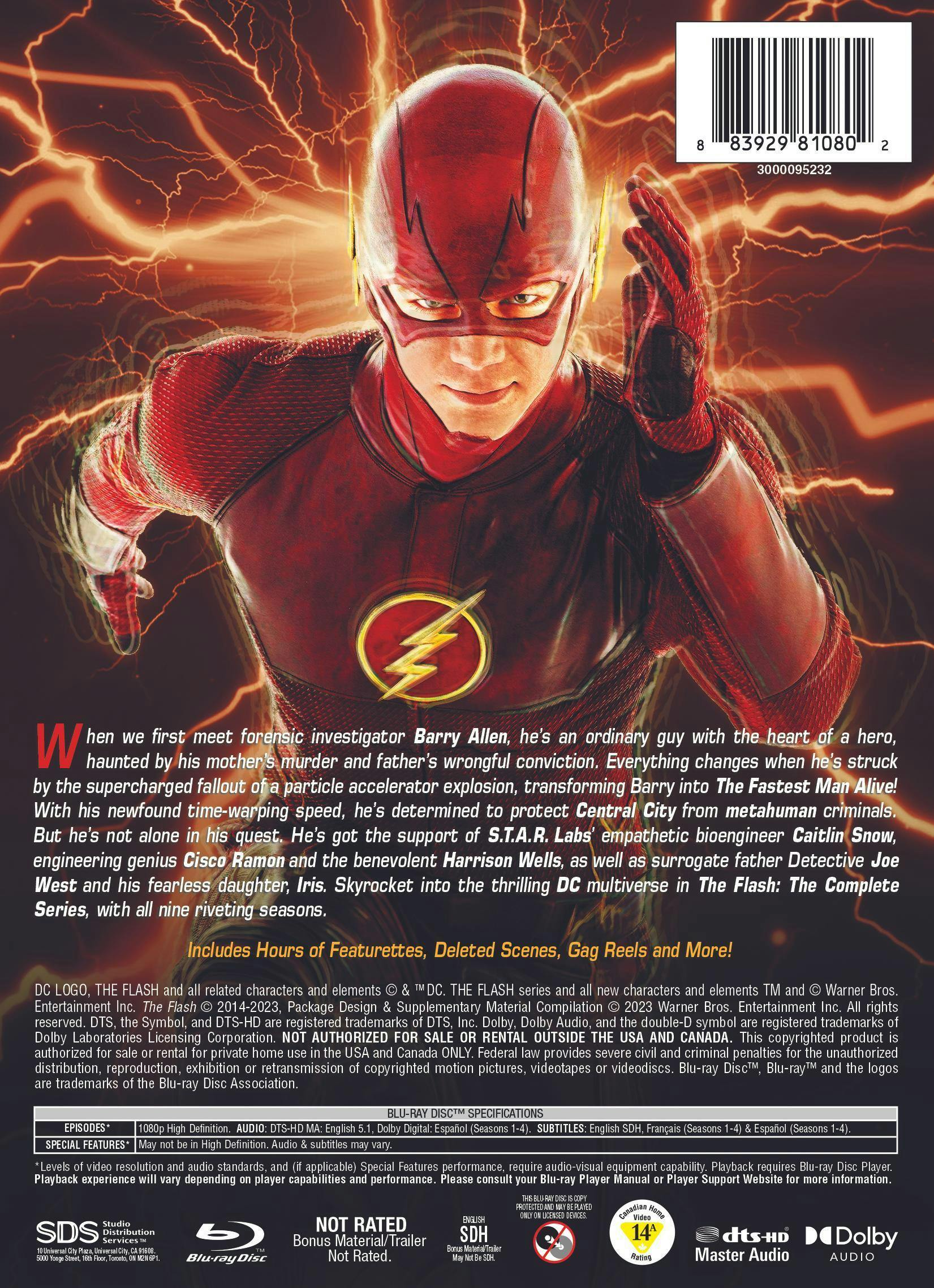 The Flash: The Complete Series (Box Set) [Blu-ray] - Image 3