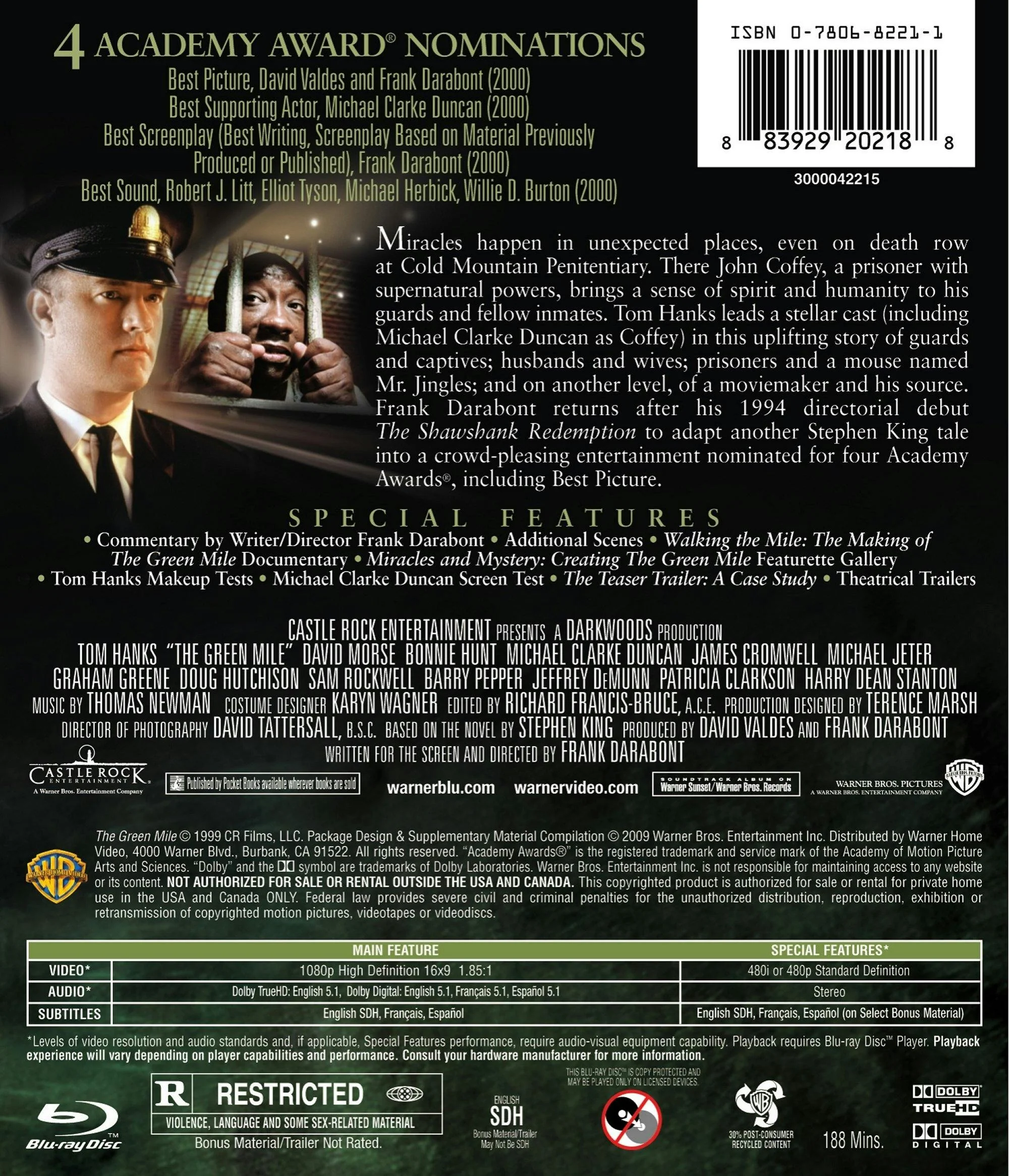 The Green Mile [Blu-ray] - Image 2