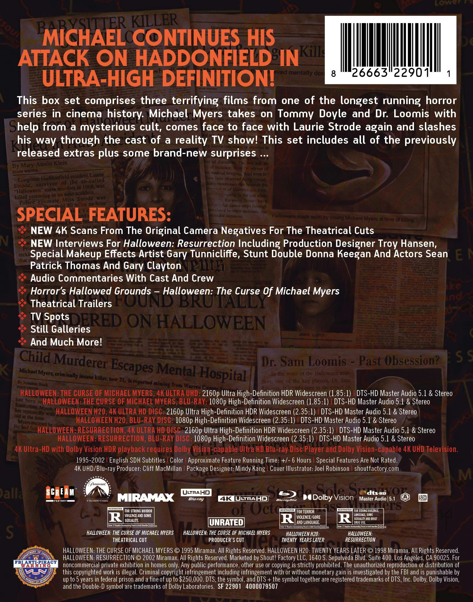 The Halloween 4K Collection (1995 - 2002) [UHD] - Image 3