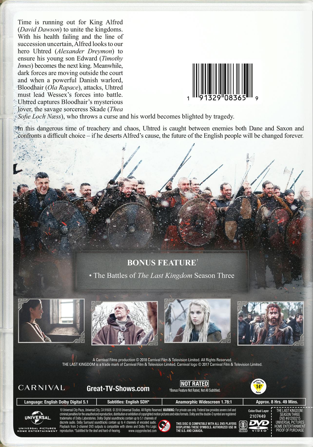The Last Kingdom: Season Three [DVD] - Image 2