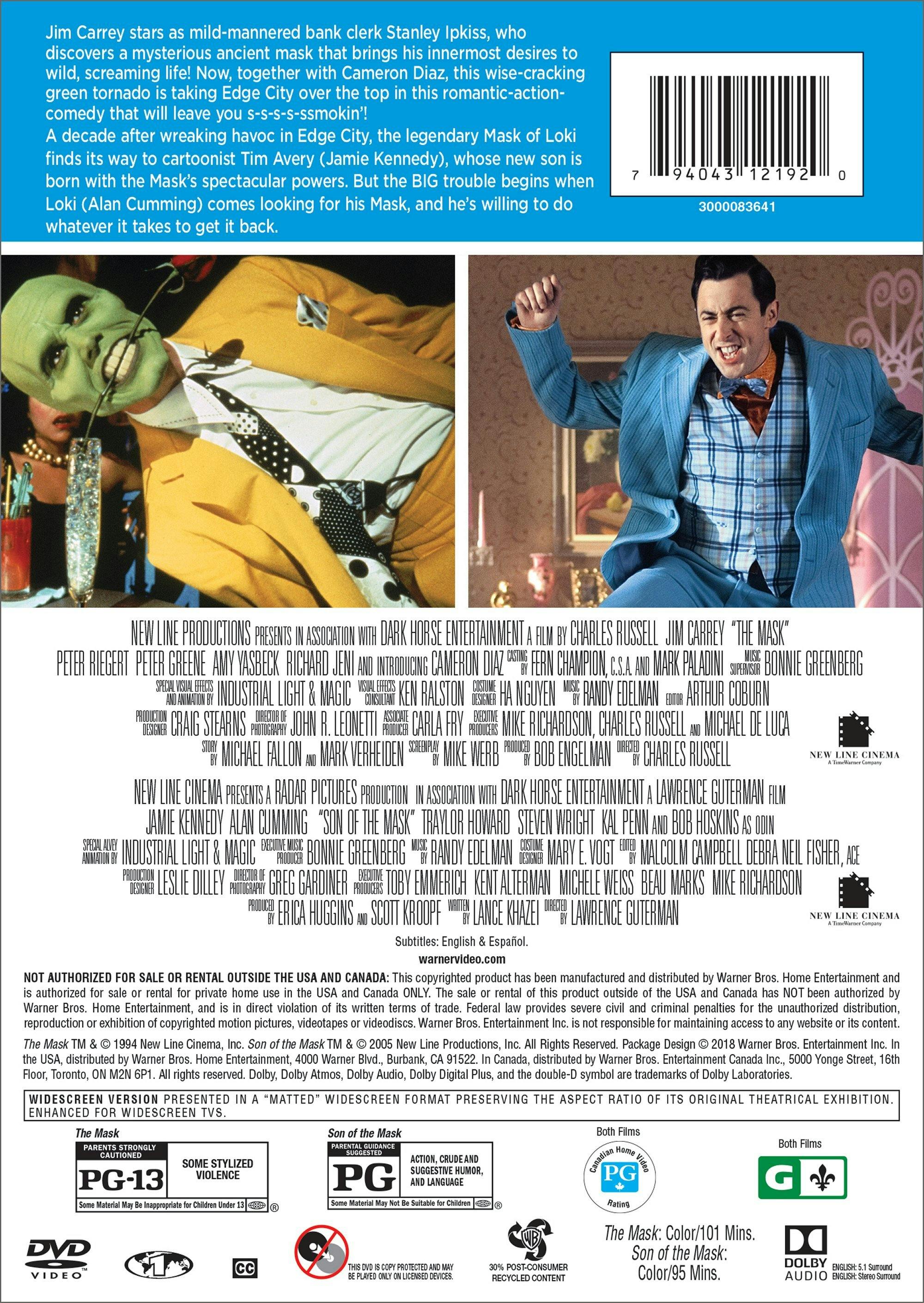 The Mask/Son of the Mask (DVD Double Feature) [DVD] - Image 2